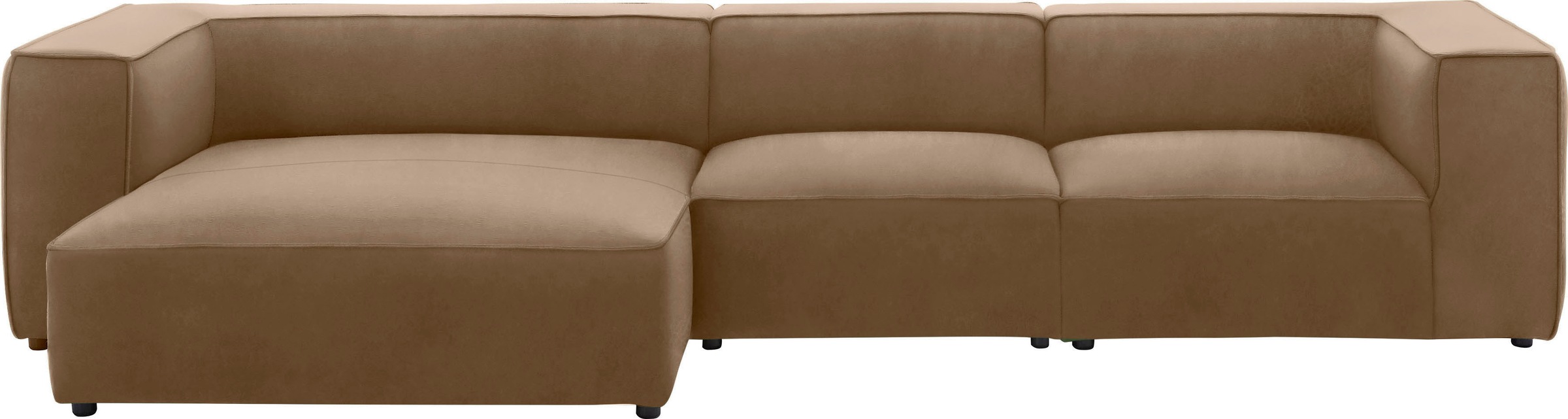 W.SCHILLIG Ecksofa "around-the-block", mit eleganter Biese, mit Federkern, günstig online kaufen