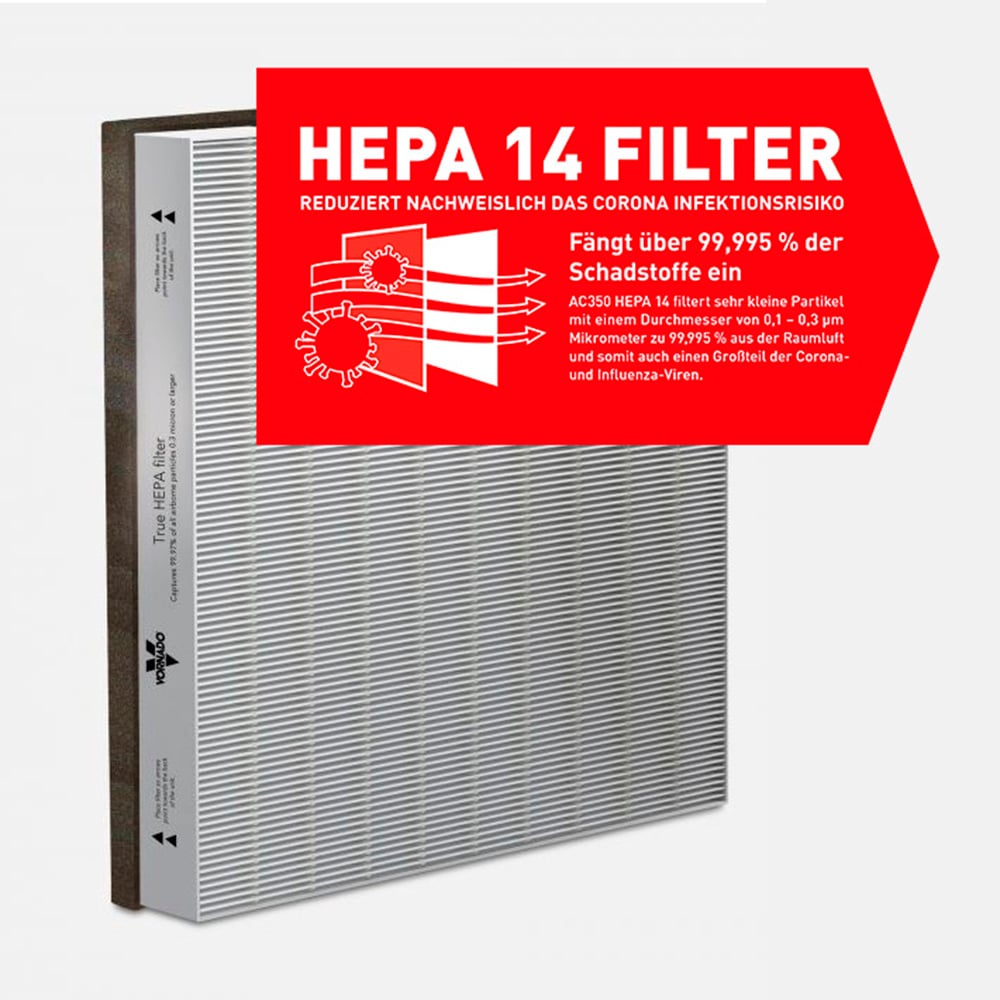 VORNADO HEPA-Filter "AC 350", Schwebstofffilter