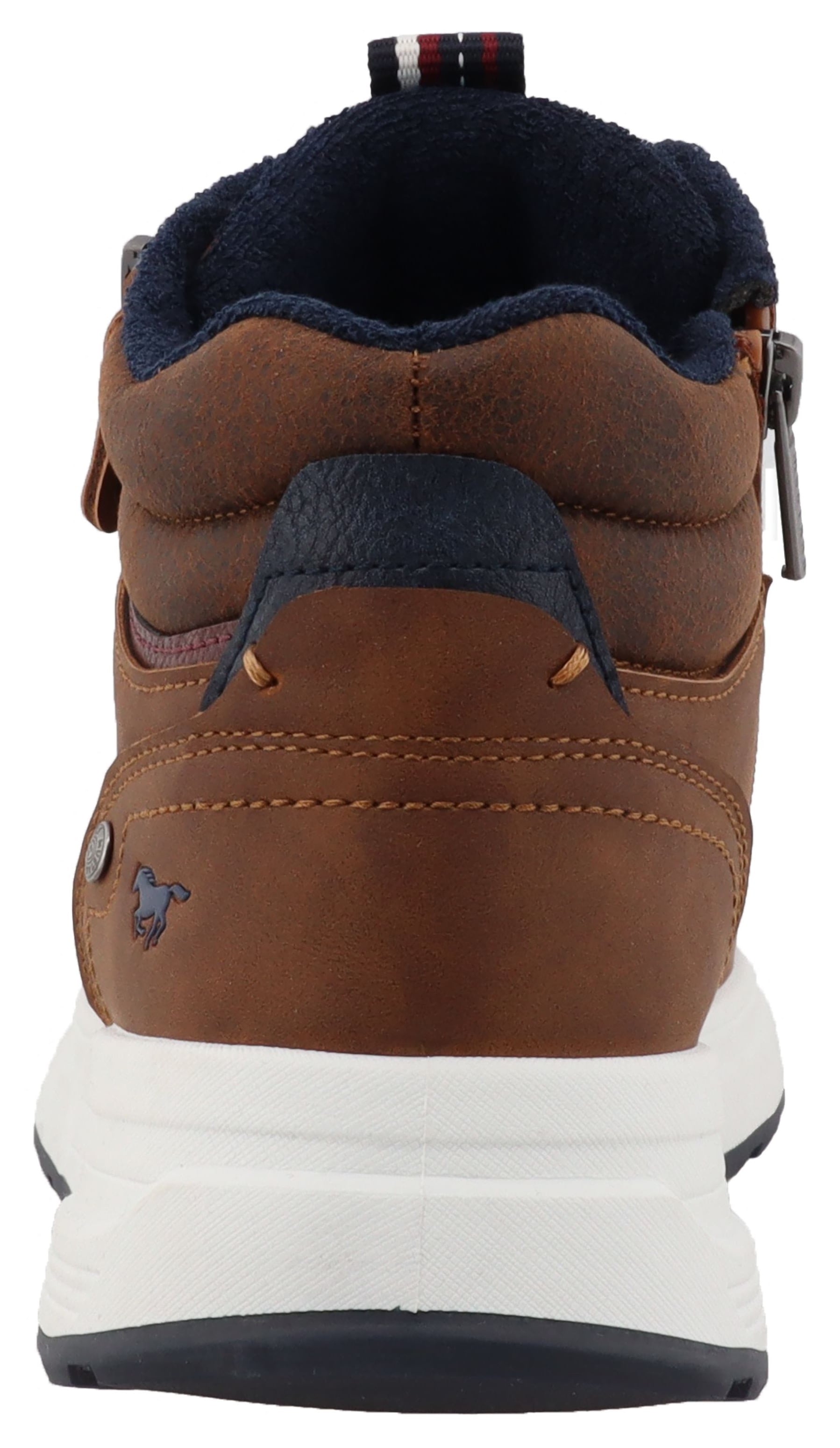Mustang Shoes Winterboots »Luciano«, High Top Sneaker, Schnürboots mit Warmfutter