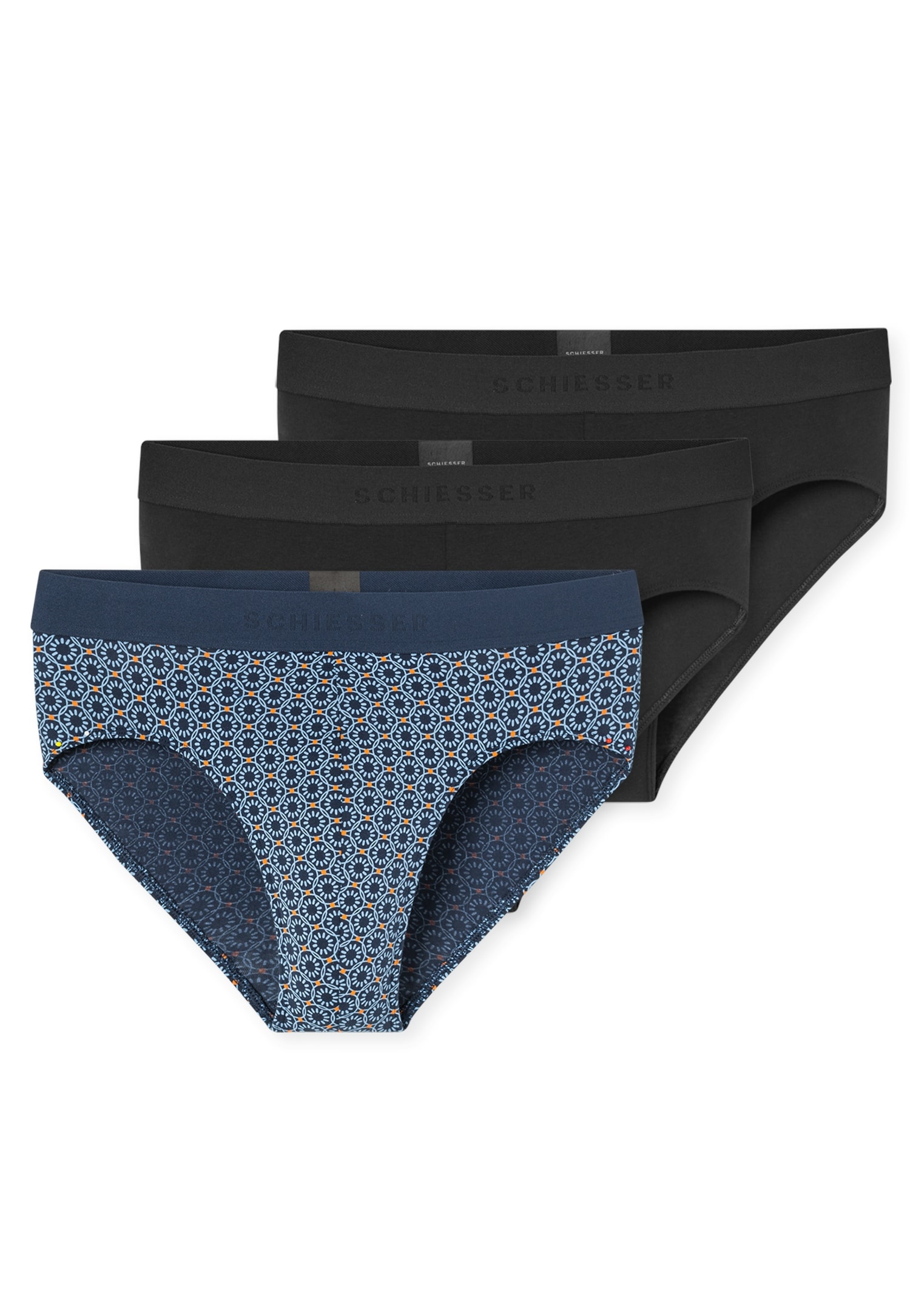 Schiesser Rioslip »95/5 Multipacks« ohne Eingriff, softer Logo-Webgummibund