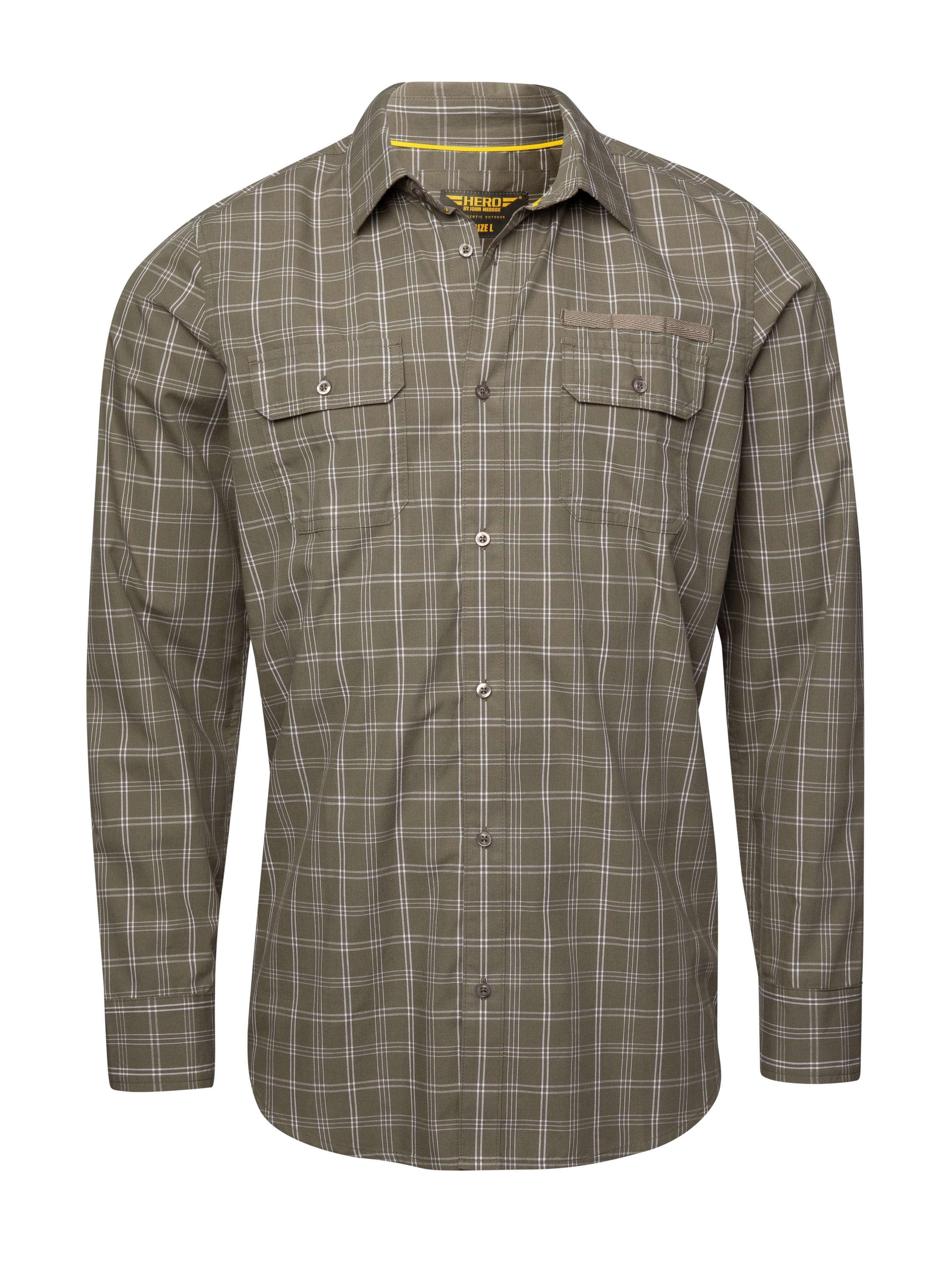 HERO by John Medoox Langarmshirt "HARRY Kent Hemd Langarm", Regular Fit Cas günstig online kaufen