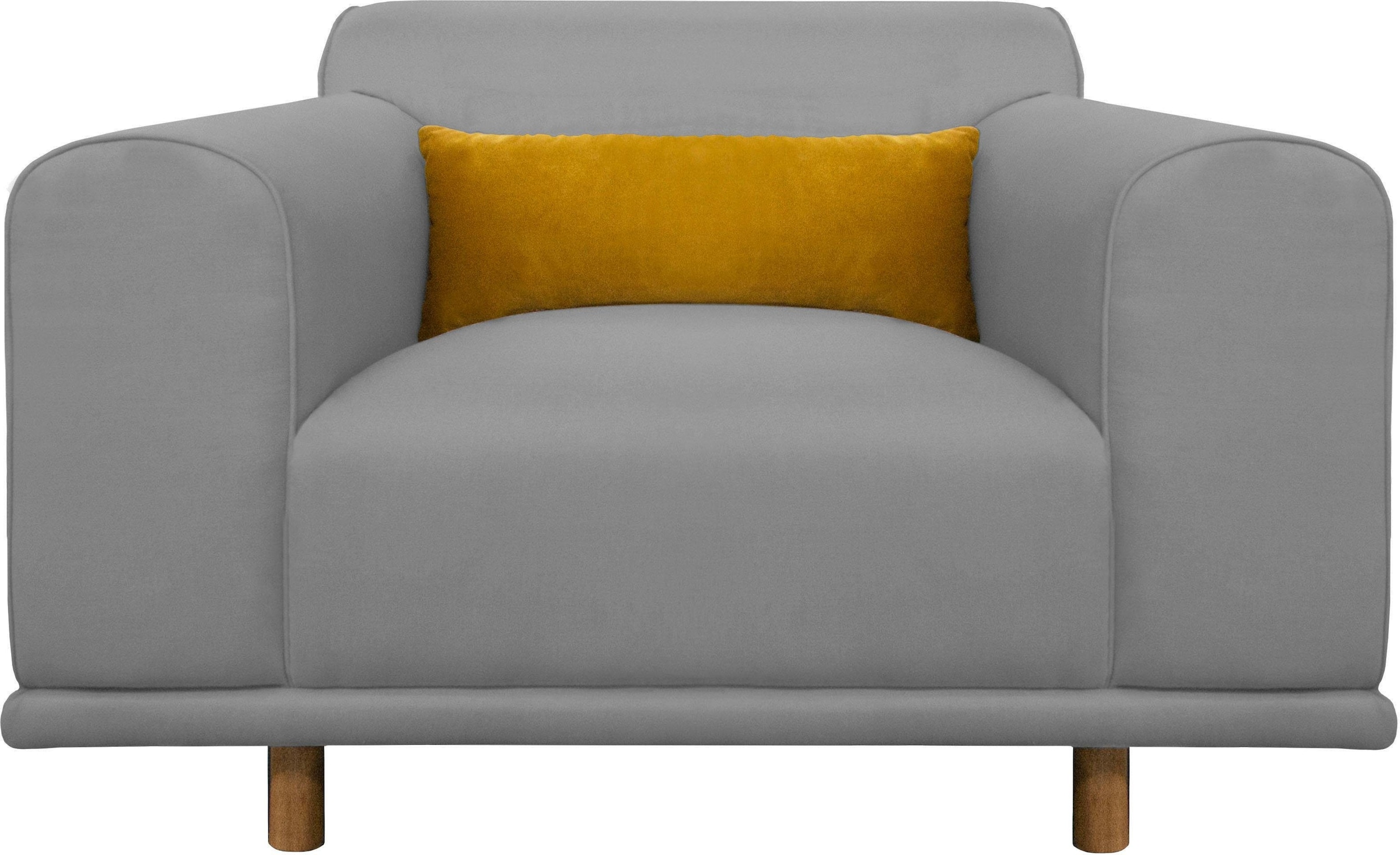 andas Loveseat »Maroon Sessel«, in skandinavischem Design, mit losem Kissen