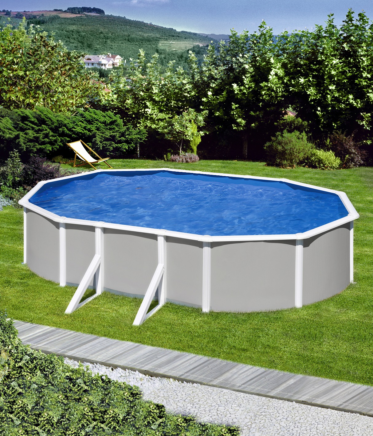 KONIFERA Ovalpool "PANAMA 4" Höhe 120 cm, in versch. Größen günstig online kaufen