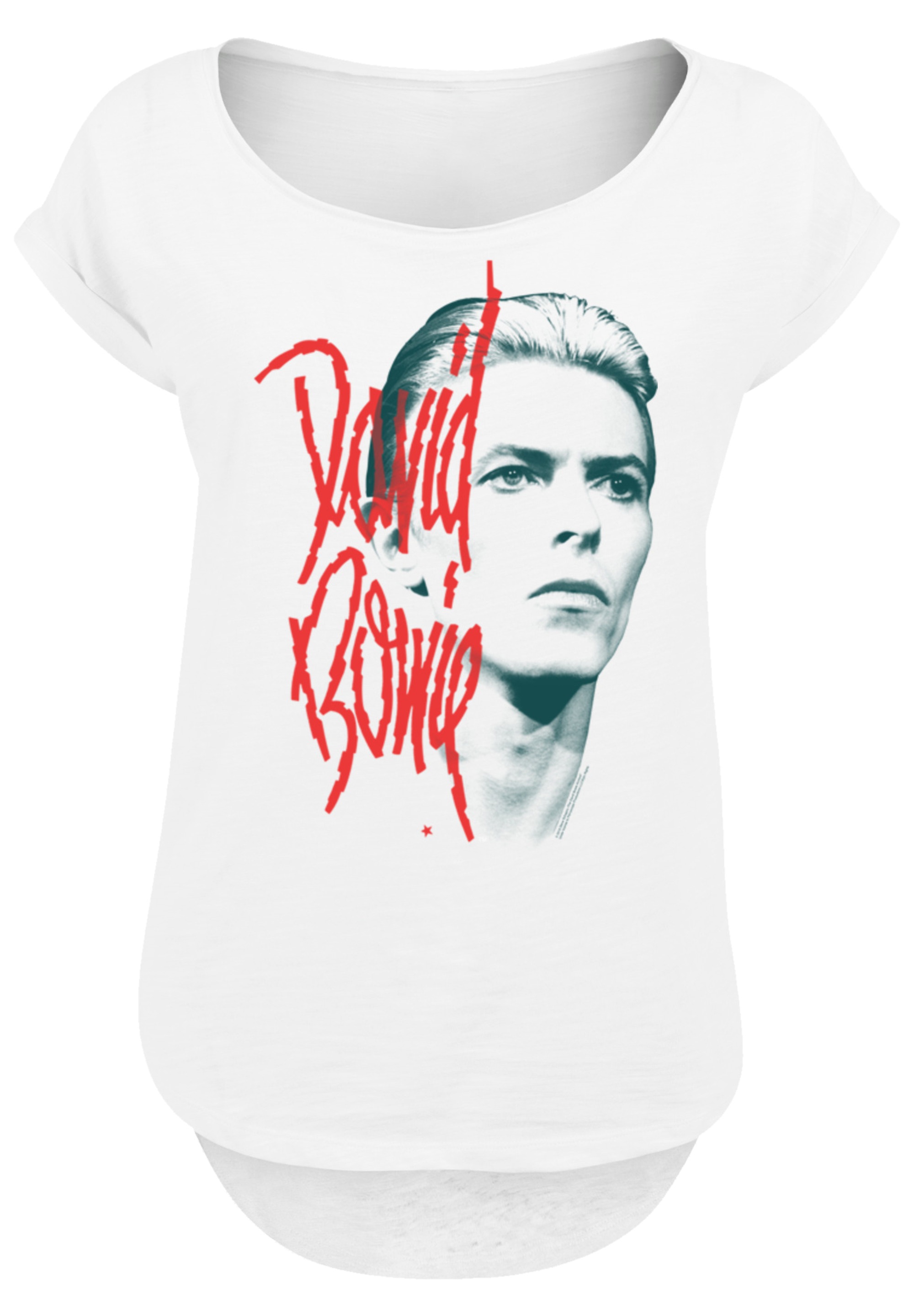 F4NT4STIC T-Shirt »David Bowie Mono Stare«, Print
