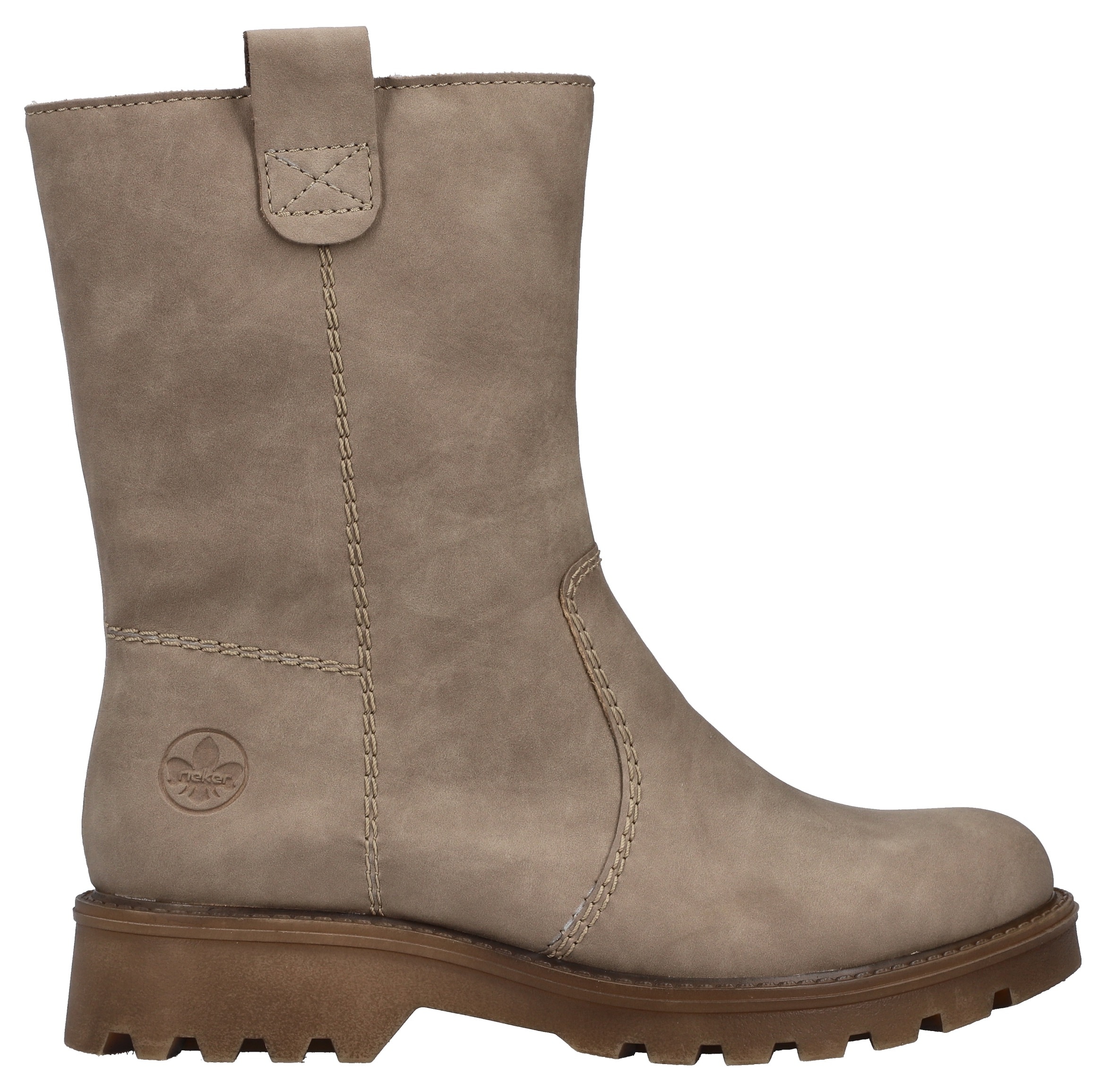 Rieker Winterstiefelette, Winterboots, Profilsohle, mit Innenreißverschluss