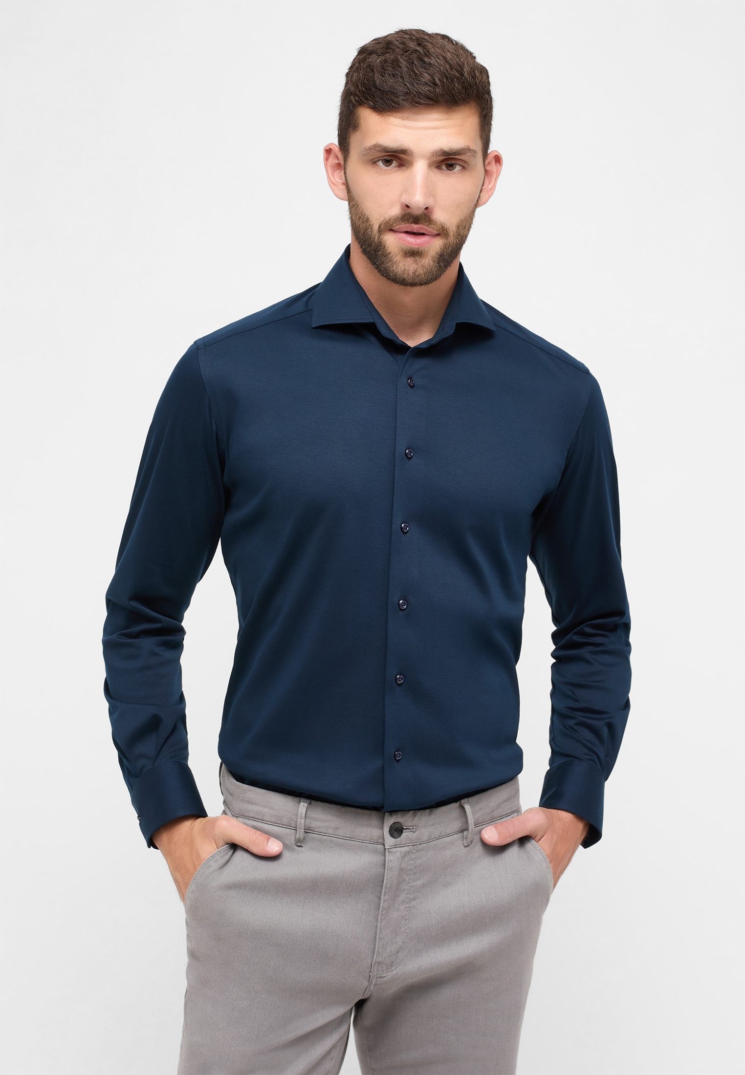 Eterna Langarmhemd "COMFORT FIT", NON IRON (bügelfrei) günstig online kaufen