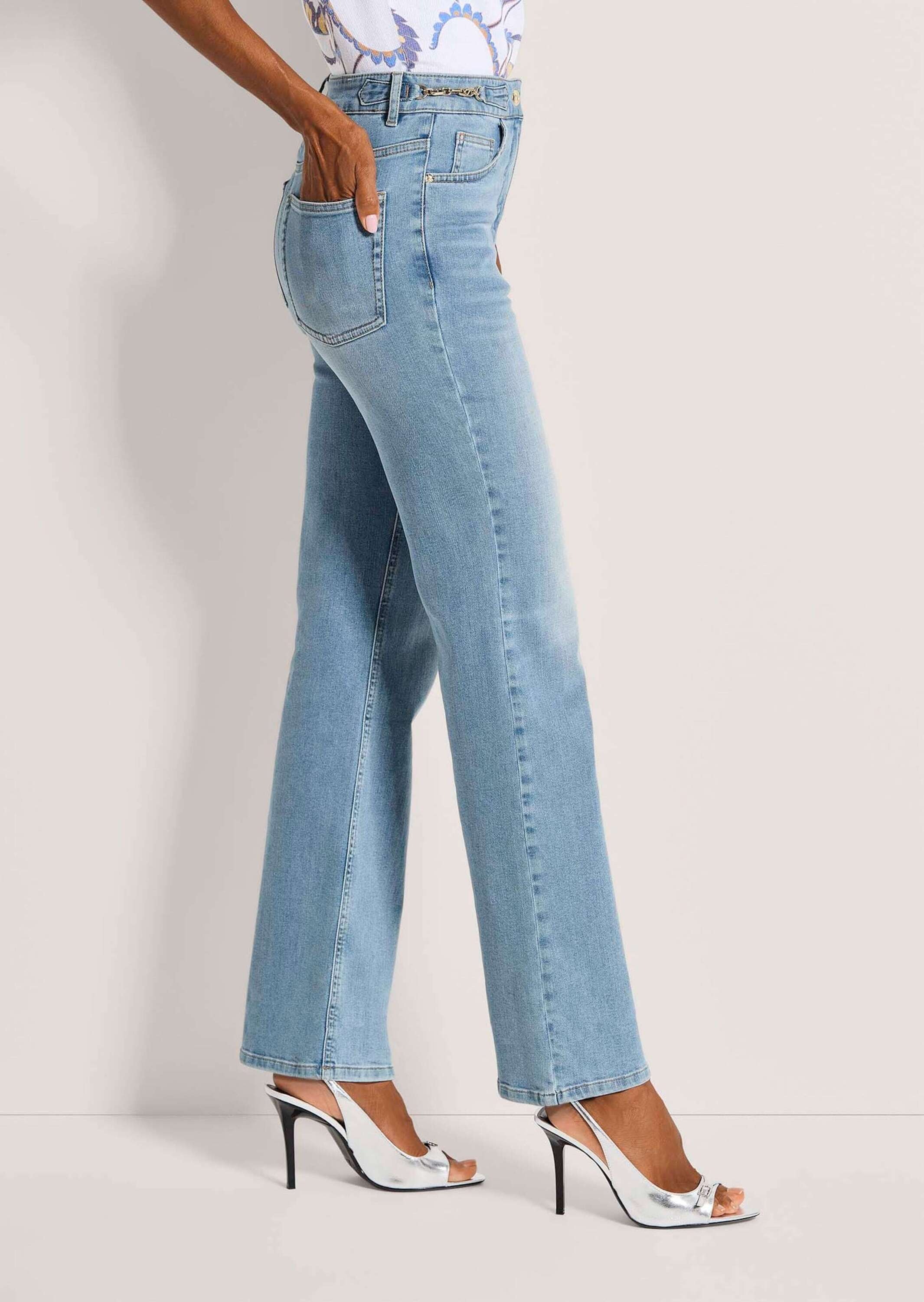 MADELEINE Regular-fit-Jeans »Jeans Straight-Leg-Jeans mit Formbund«