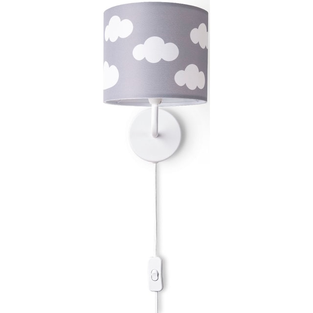 Paco Home Wandleuchte »Luca Cosmo«, Kinderzimmer Wandleuchte Kind  Kinderlampe Wolken Himmel Mit Stecker | BAUR