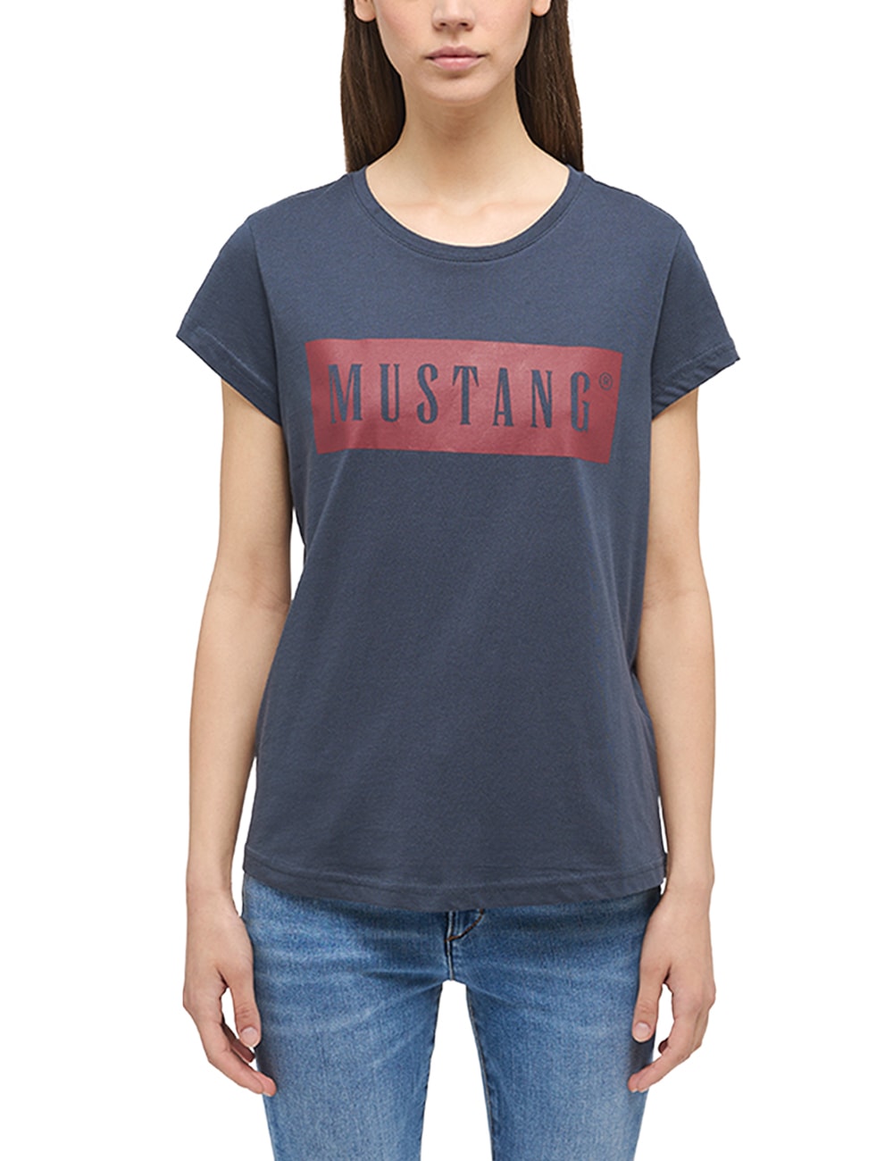 MUSTANG T-Shirt BAUR kaufen »Print-Shirt« | für