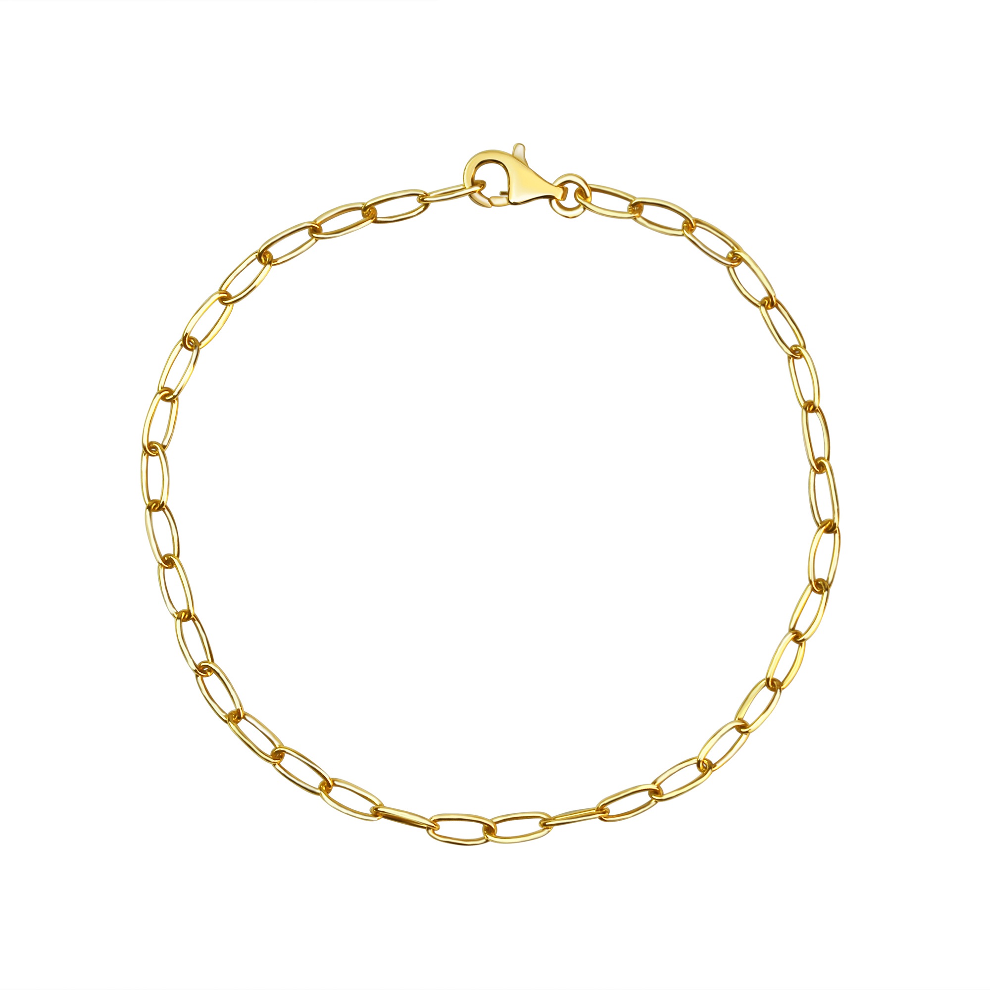 VIVANCE Damen Armband "375 Gelbgold", 18,5cm, Gold, gelb, Gold, Armbänder
