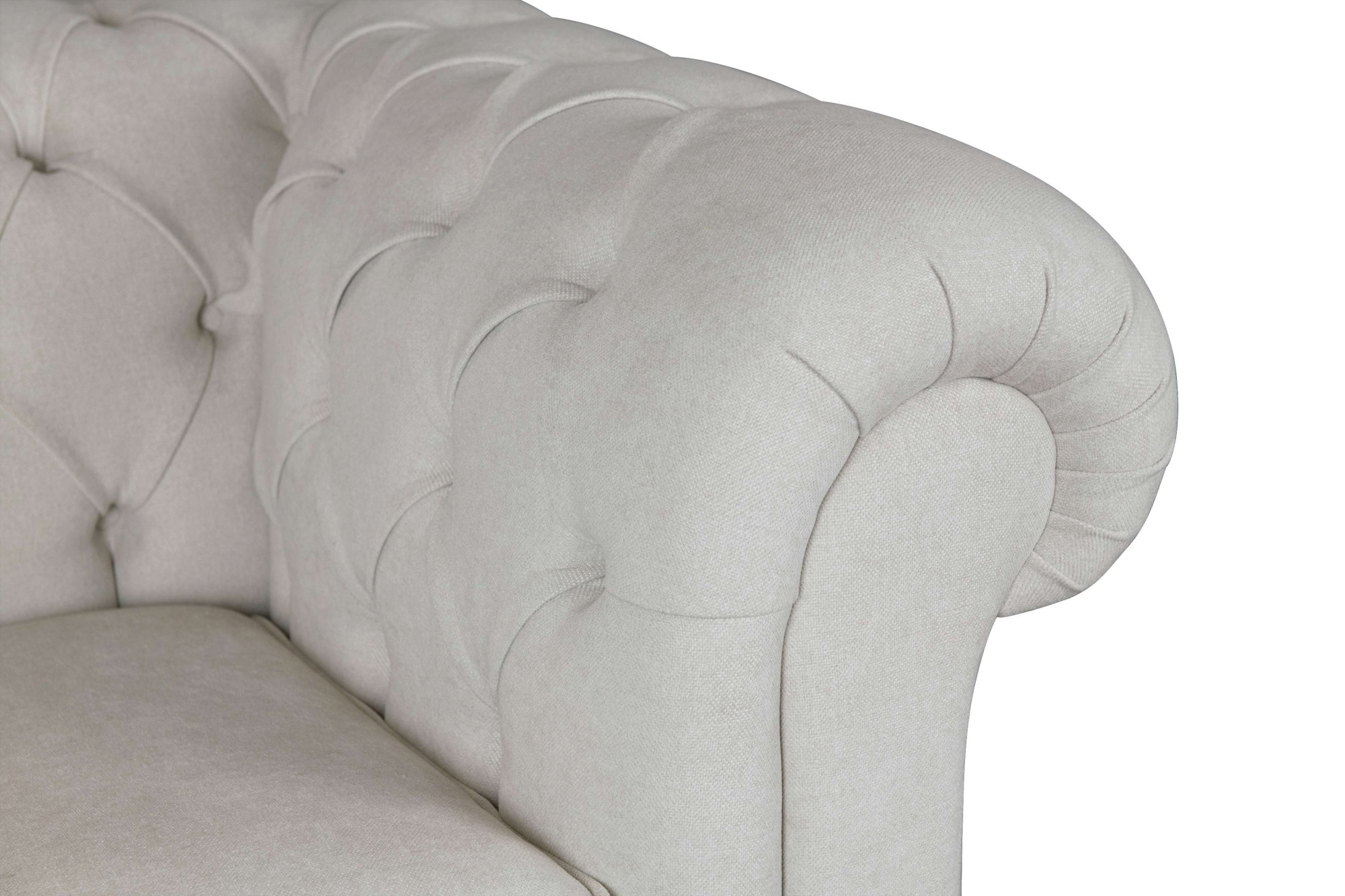 Home affaire 3-Sitzer »CHARENTE, optionale Schlafsofa, Chesterfield-Sofa, Bettfunktion«, mit edler Knopfheftung und typischen Armlehnen, B/T/H 198/89/74 cm