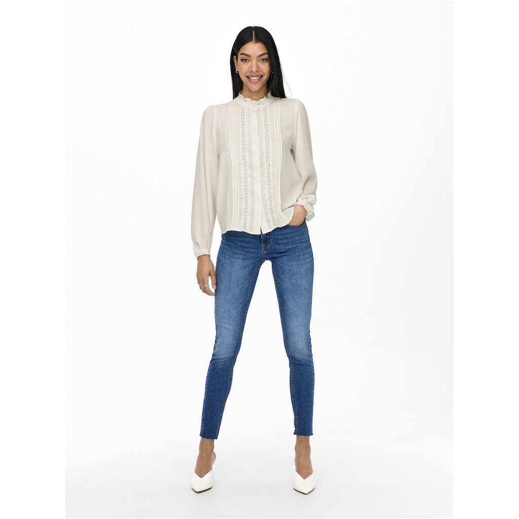 JDY Rüschenbluse »JDYELLIS L/S LACE SHIRT WVN NOOS«