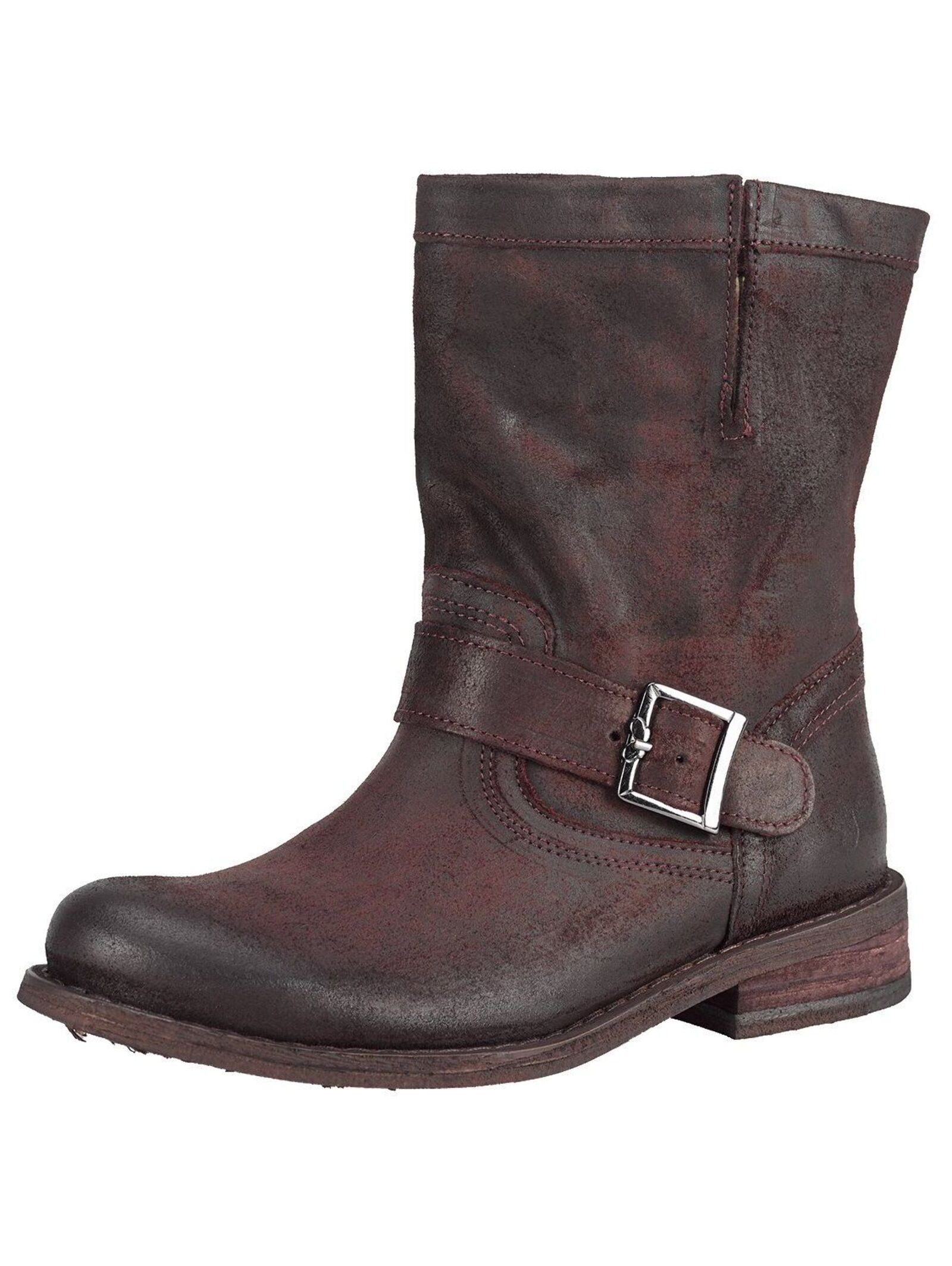 Felmini Bikerboots "Felmini Stiefelette Veloursleder" günstig online kaufen