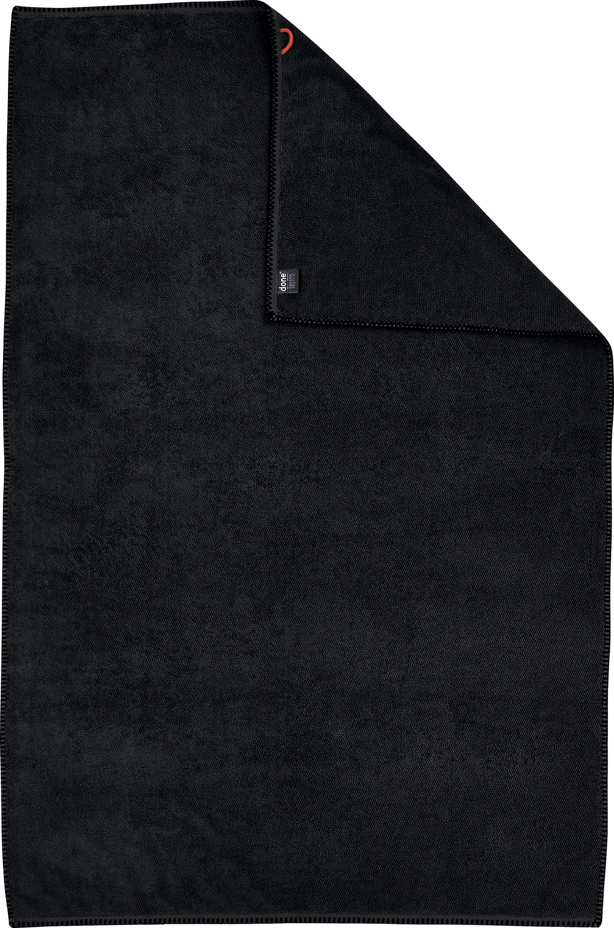 done. Duschtuch "Deluxe Prime" Uni-Farben, aus hochwertigem Zwirnfrottier, mit Ziernaht