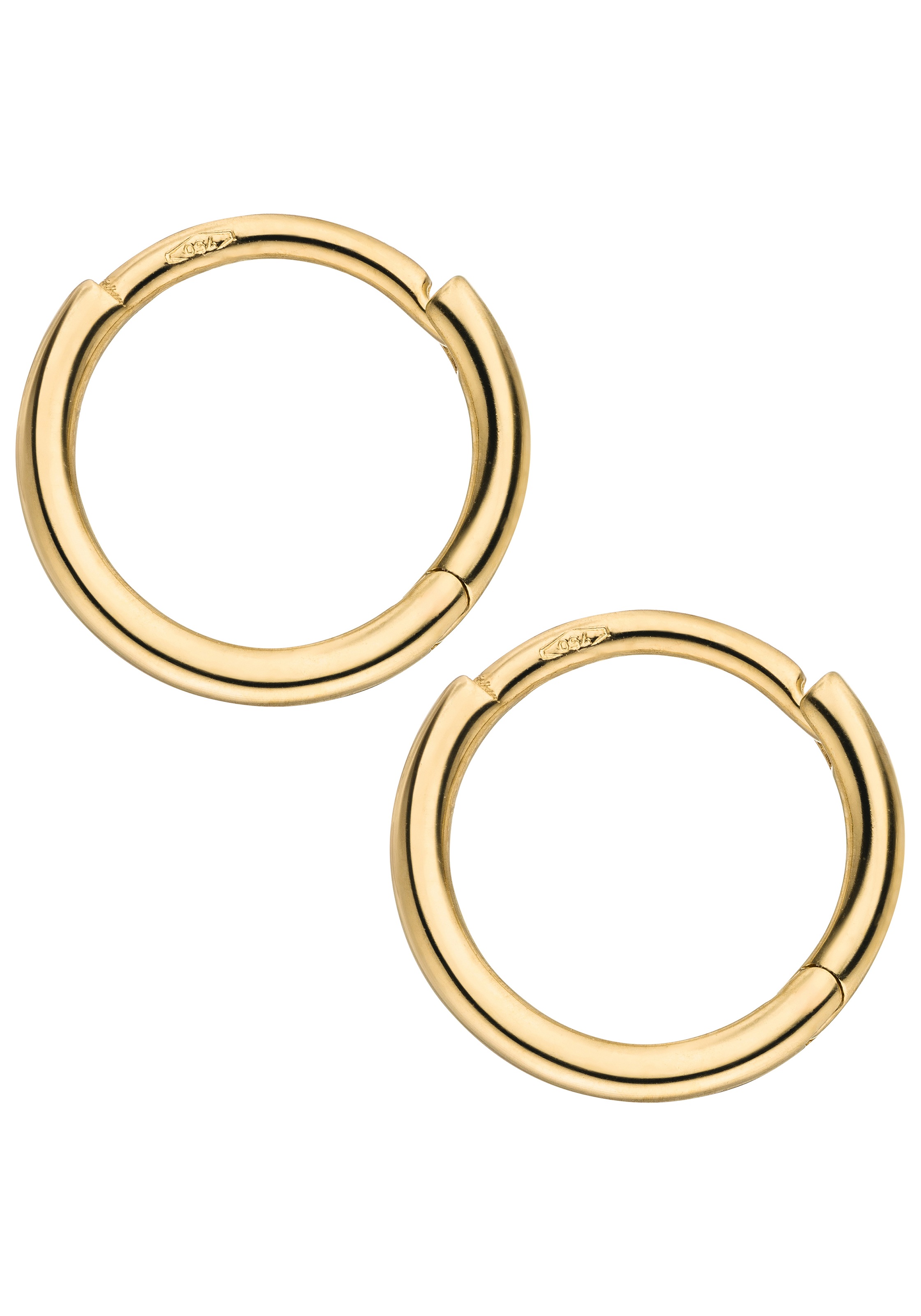JOBO Paar Creolen 750 Gold 11 mm