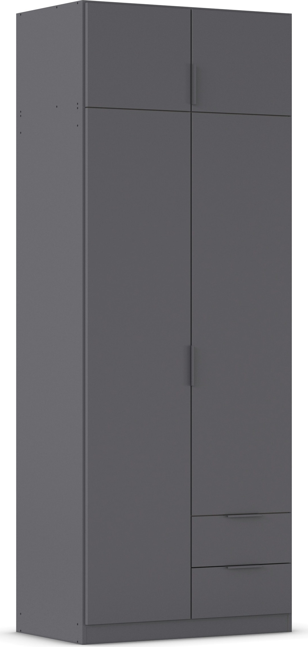 rauch Kleiderschrank "Drehtürenschrank Schrank Garderobe Ankleide Schlafzimmer LAGOA" 3 verschiedene Ausstattungen BASIC/CLASSIC/PREMIUM (inkl. SOFT-CLOSE), mit geräumigen Schubladen, optional mit Aufsatz MADE IN GERMANY