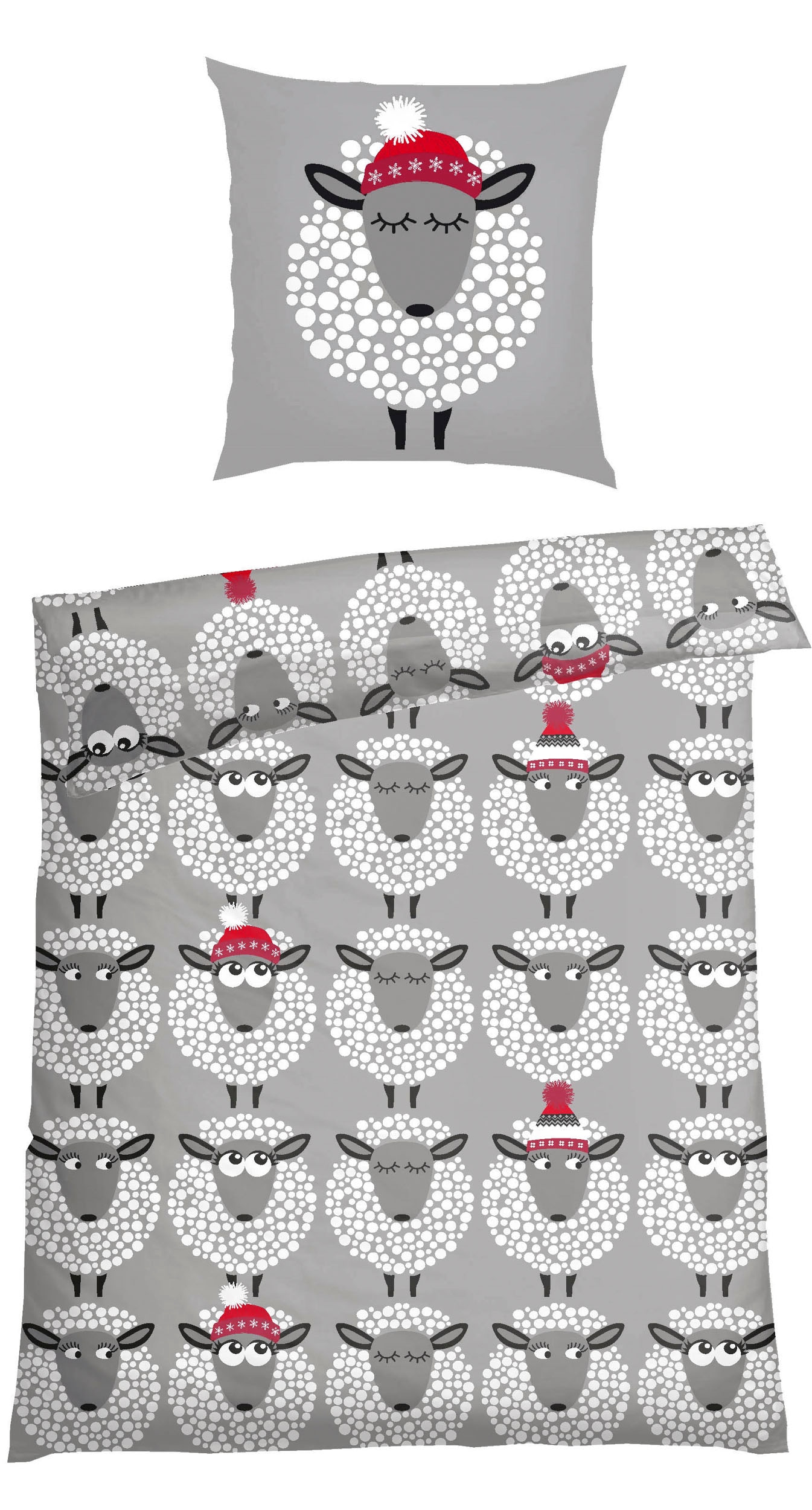 Schiesser Bettwäsche "Sippa aus weicher Baumwolle lädt zum Schäfchenzählen günstig online kaufen