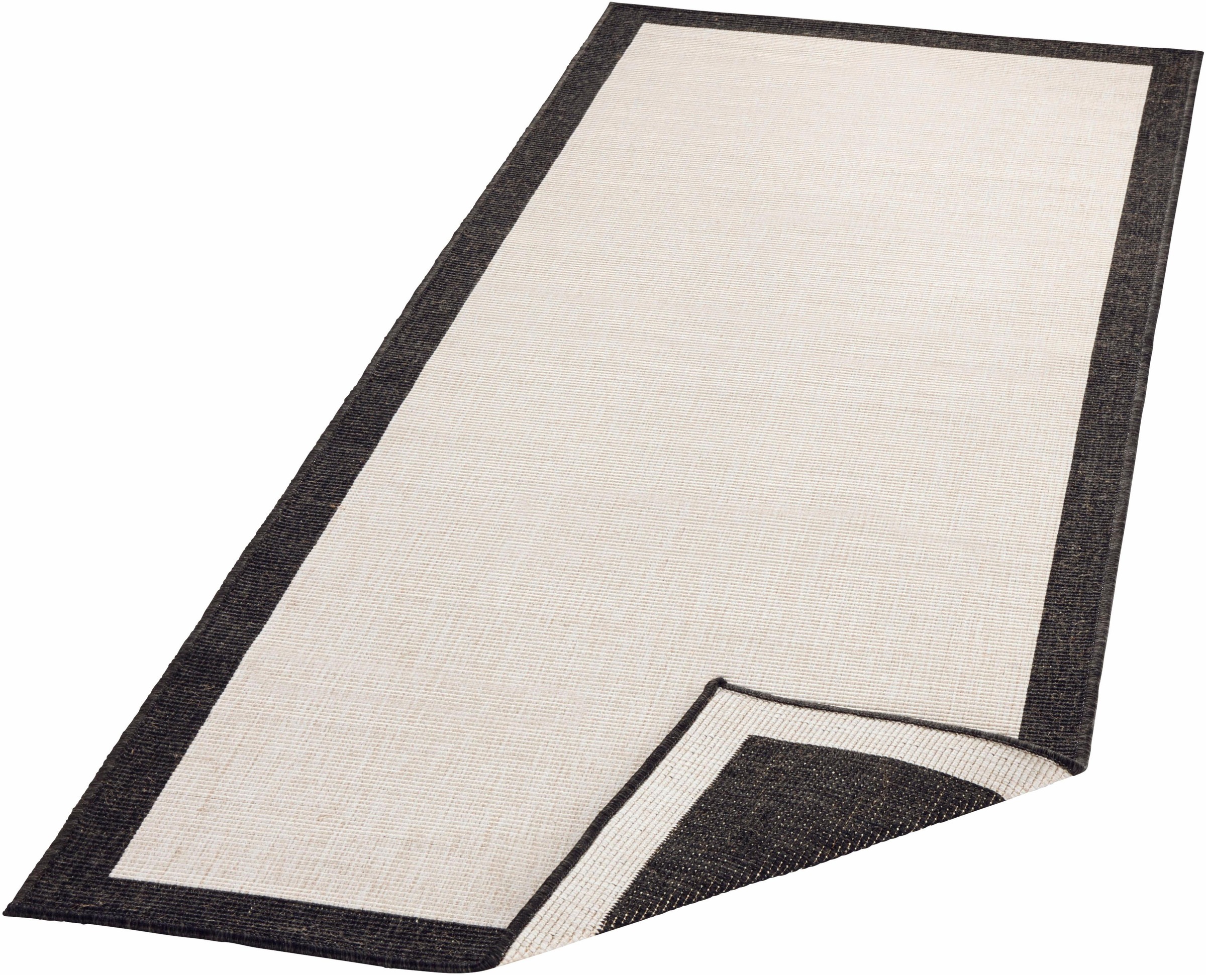 NORTHRUGS Teppich »Panama Wendeteppich«, rechteckig, 5 mm Höhe, In-& Outdoor, Wetterfest, Balkon, Läufer, Wohnzimmer, Wasserfest