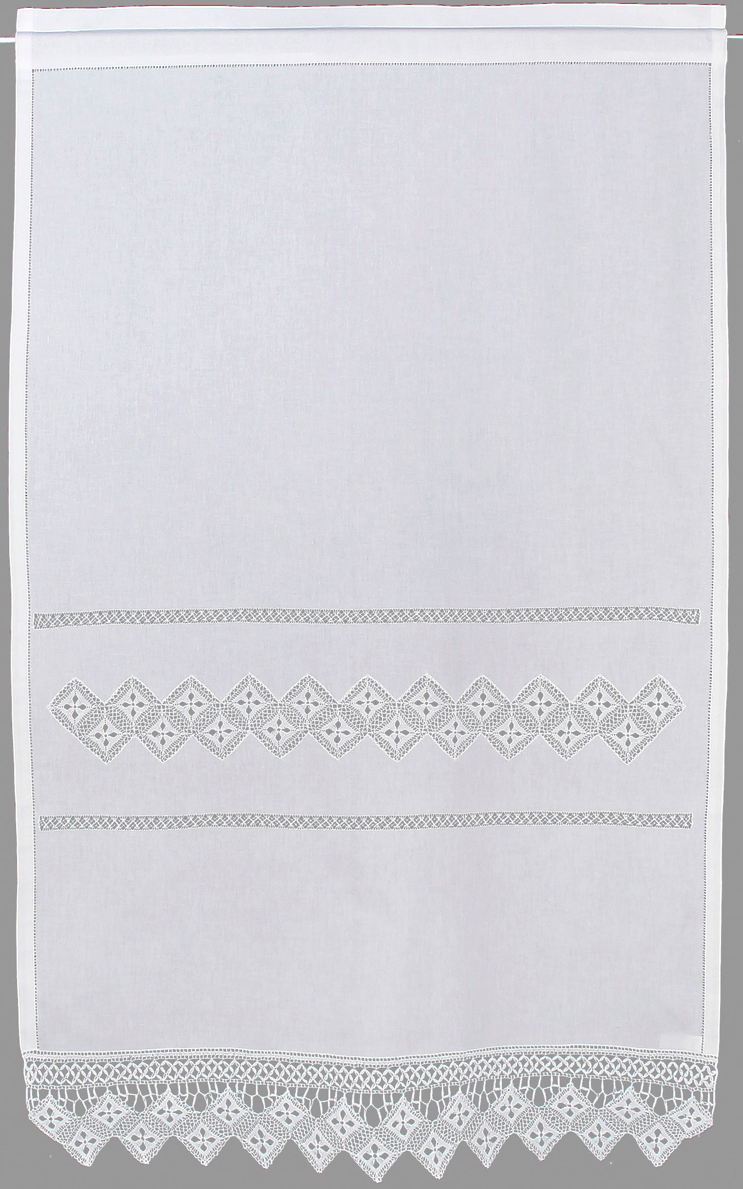 HOSSNER - ART OF HOME DECO Gardine "BALDO" Stangendurchzug 1 Stk. tlg. Häke günstig online kaufen
