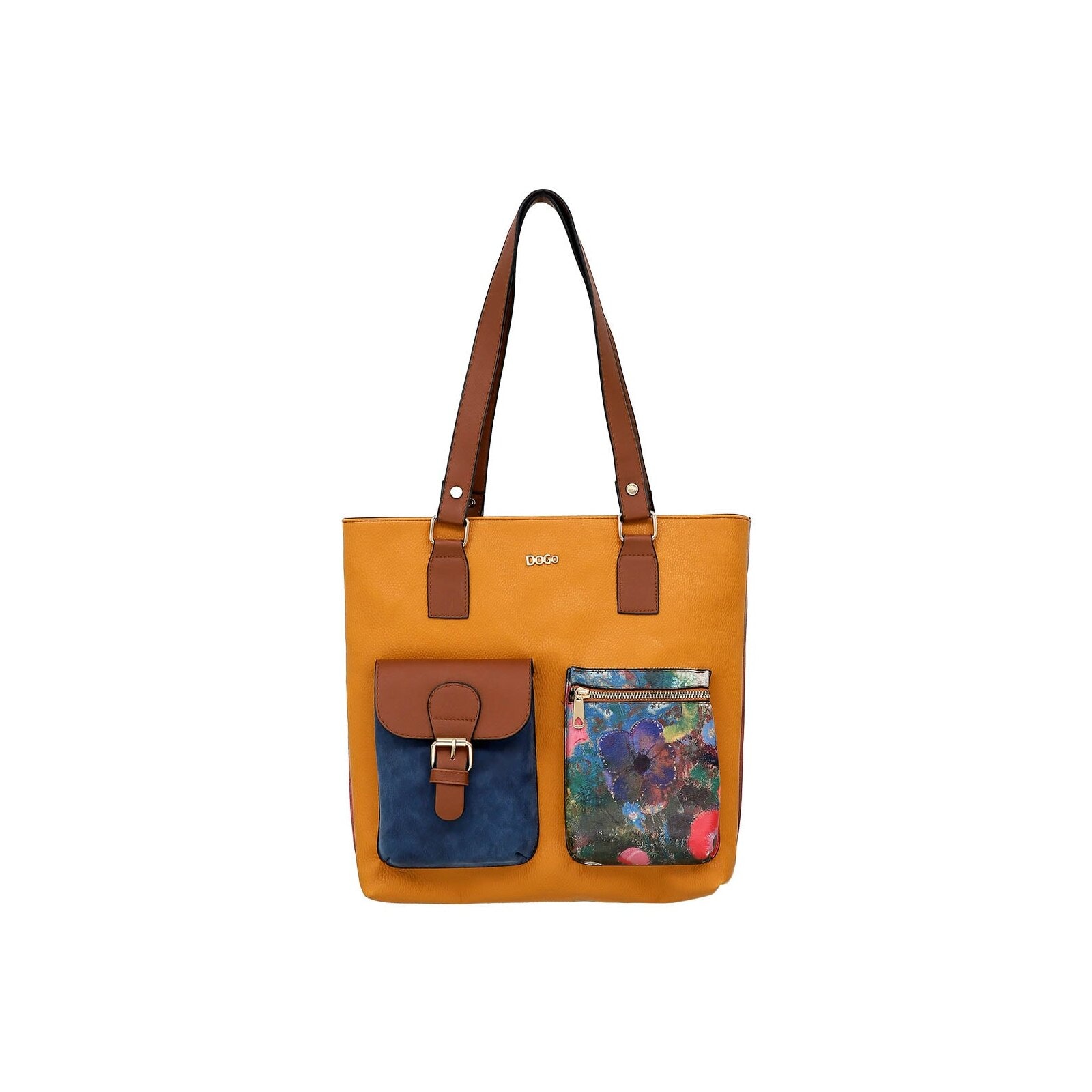 DOGO "Multi Pocket Bag Shopper-Tasche Full Of Hope Damen" Handgefertigt