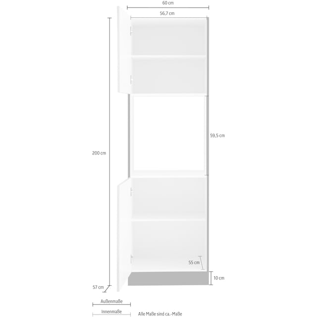 wiho Küchen Backofenumbauschrank »Esbo«, 60 cm breit bestellen | BAUR