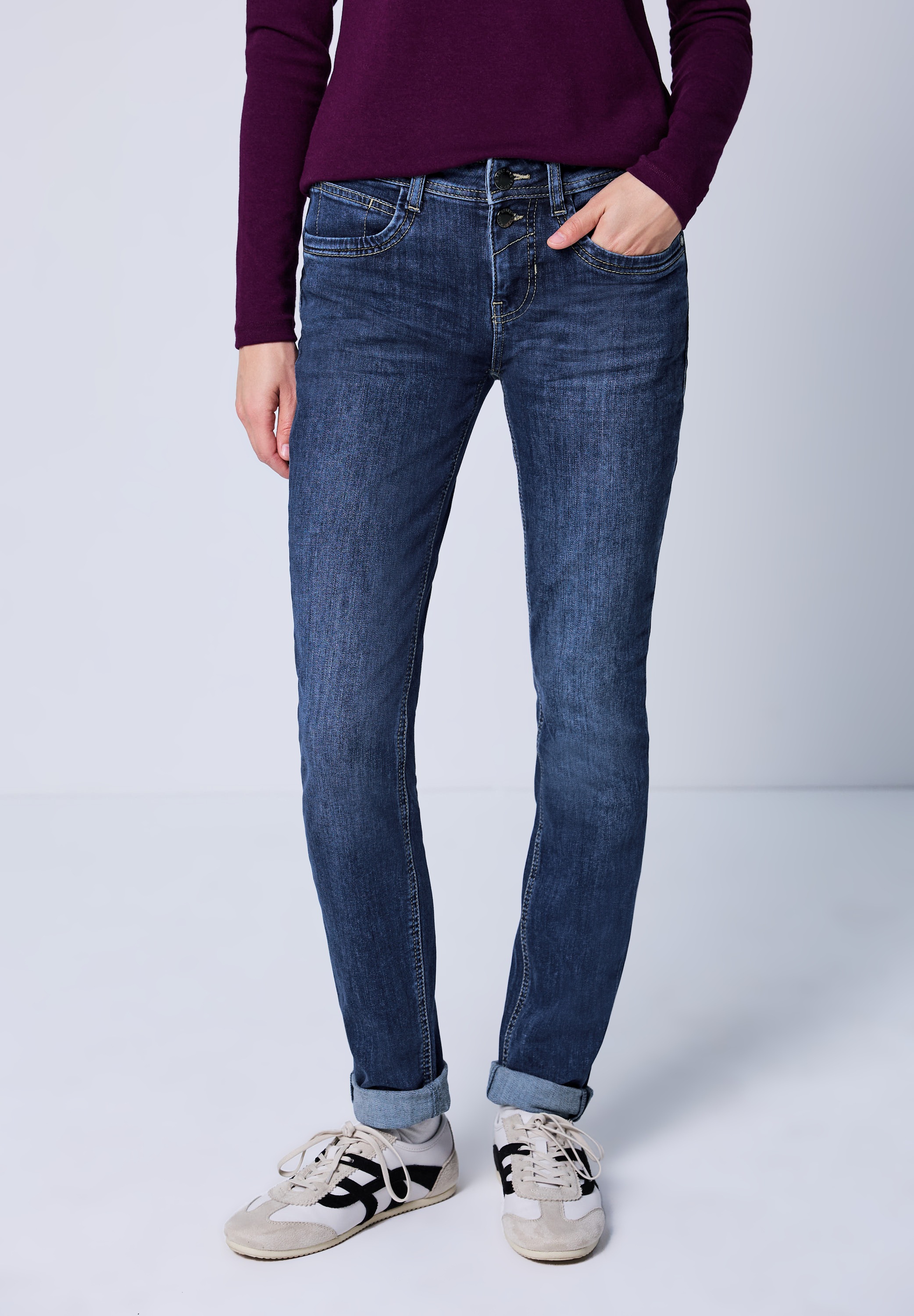 STREET ONE STUDIO Comfort-fit-Jeans 5-Pocket-Style günstig online kaufen