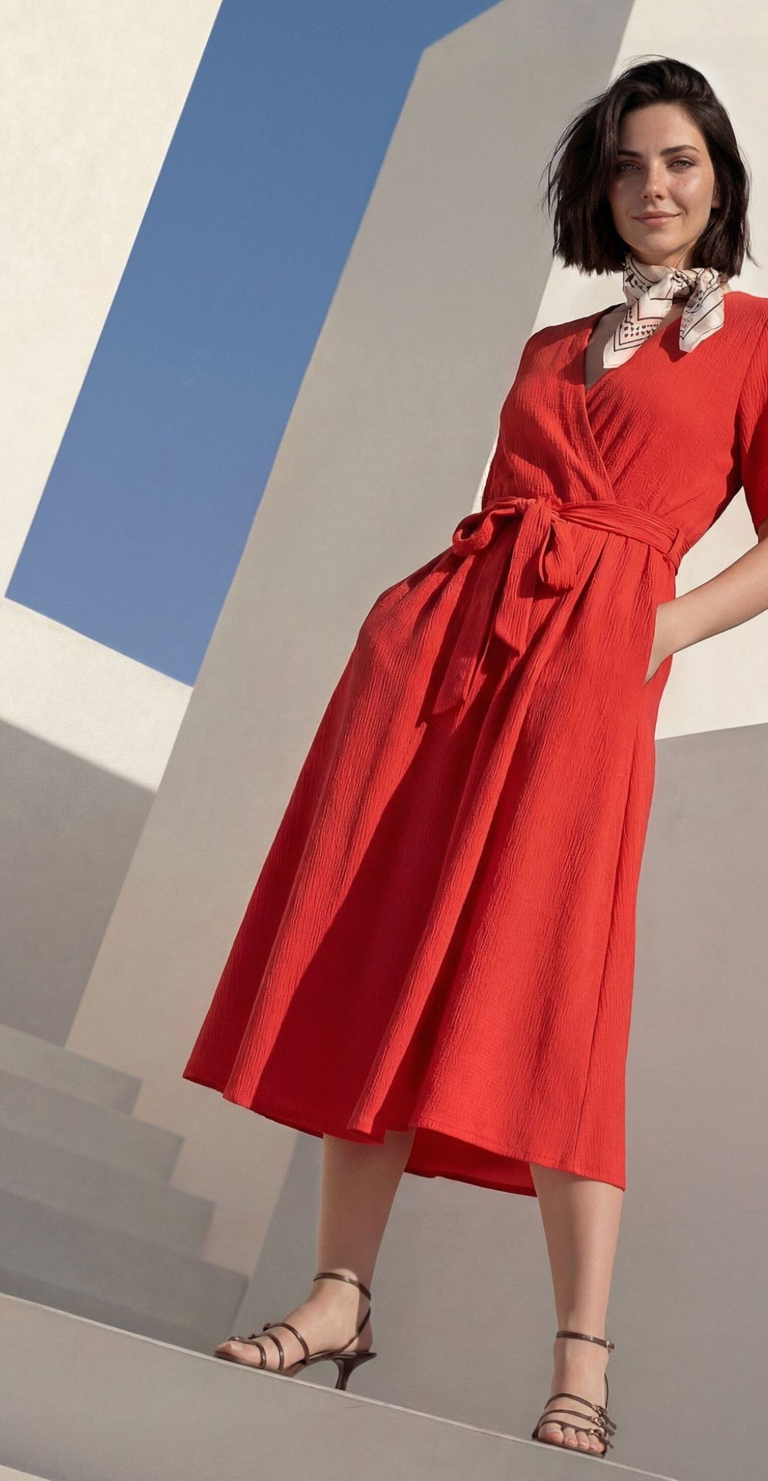 Zero Jerseykleid »Damen mit Gürtel« Material