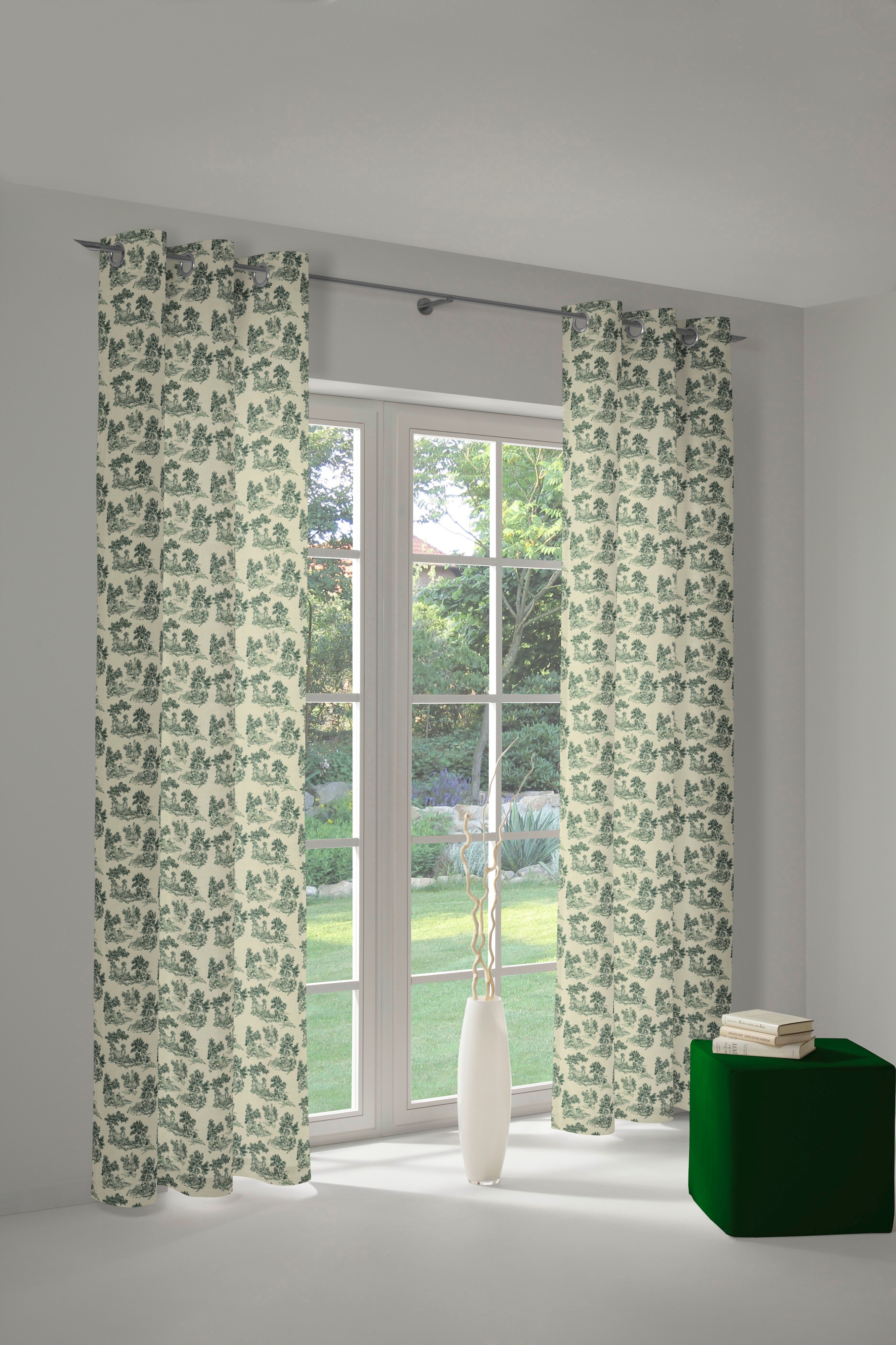 Adam Vorhang "Good Old Days" Ösen 1 Stk. tlg. aus 100% Bio-Baumwolle günstig online kaufen