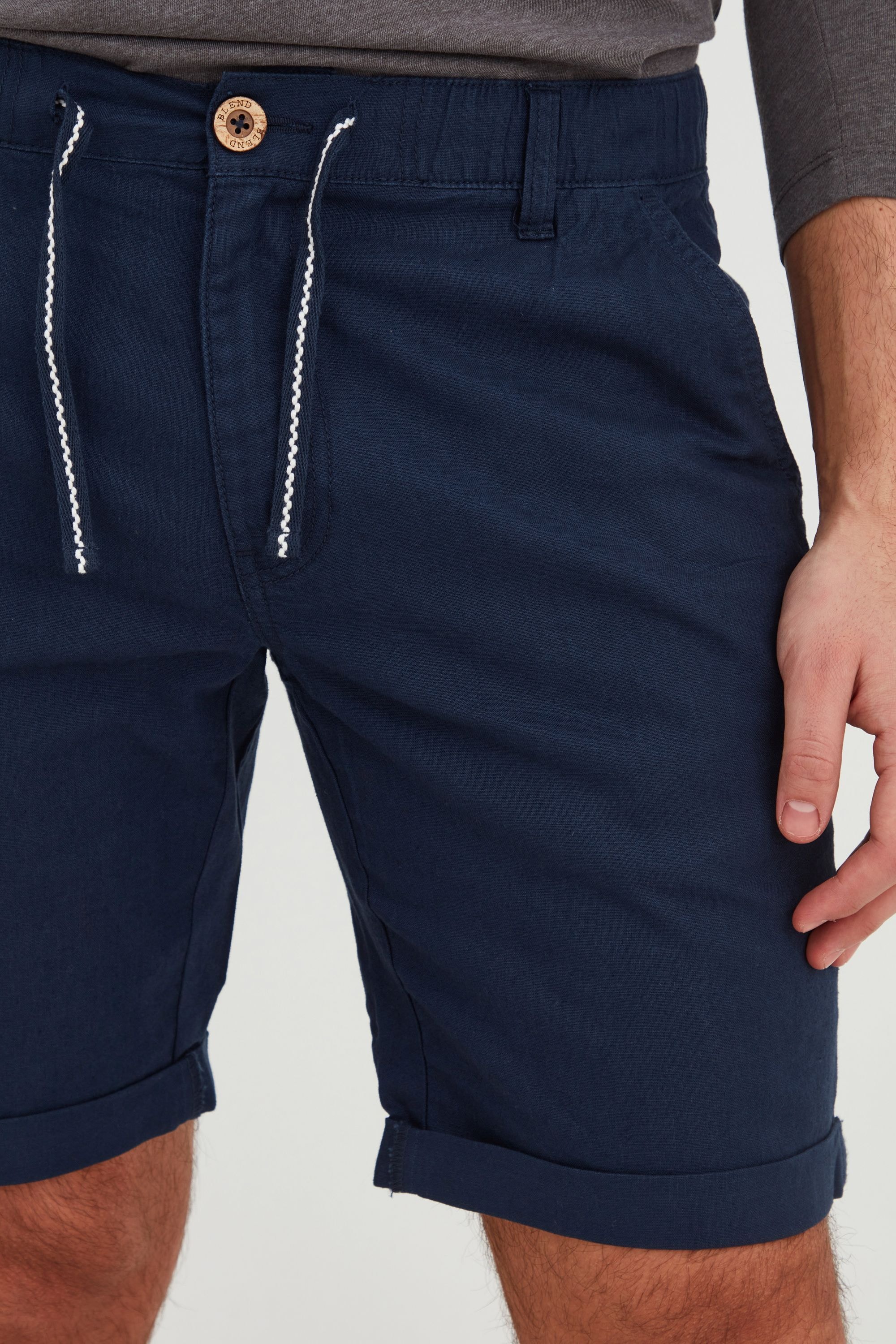 Blend Shorts »BHLenno«  Leinen-Shorts mit Kordeln