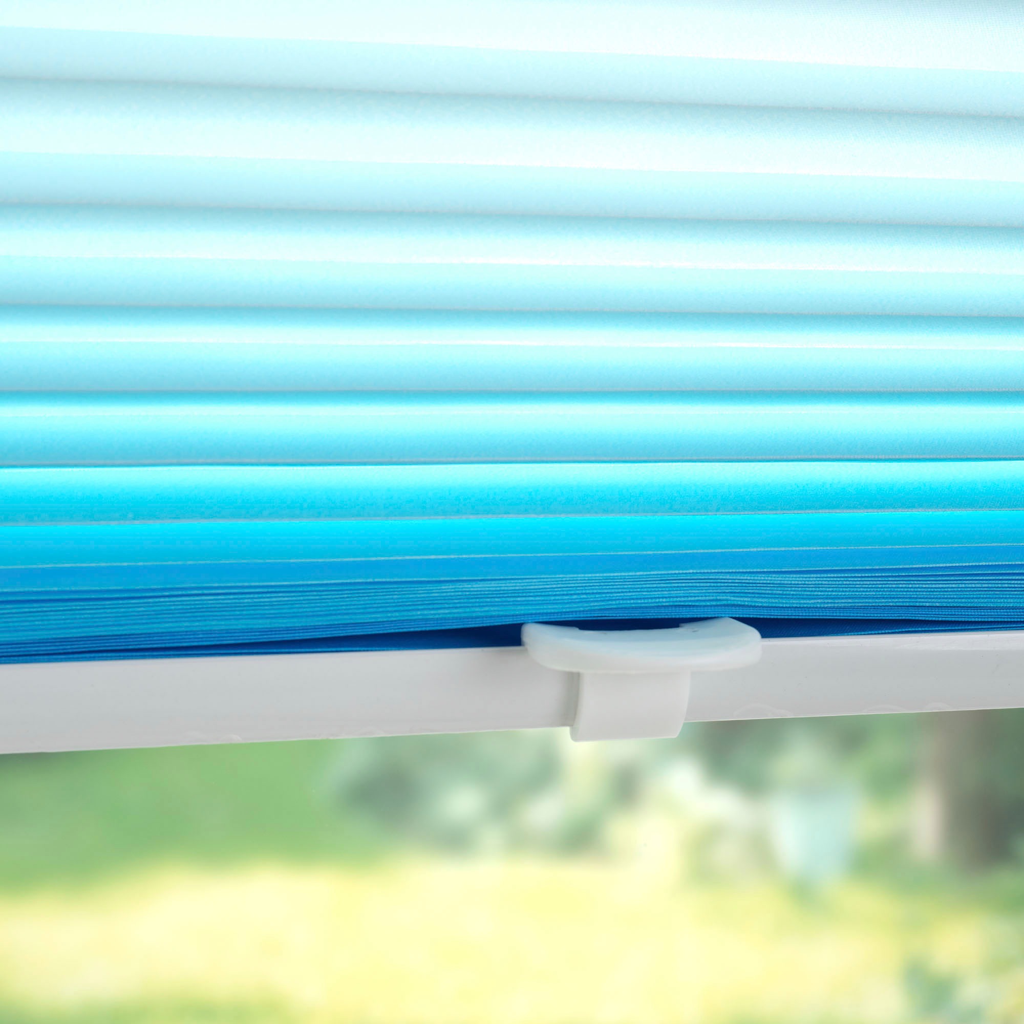 GARESA Plissee "Farbverlauf" Lichtschutz ohne Bohren verspannt einfache Mon günstig online kaufen