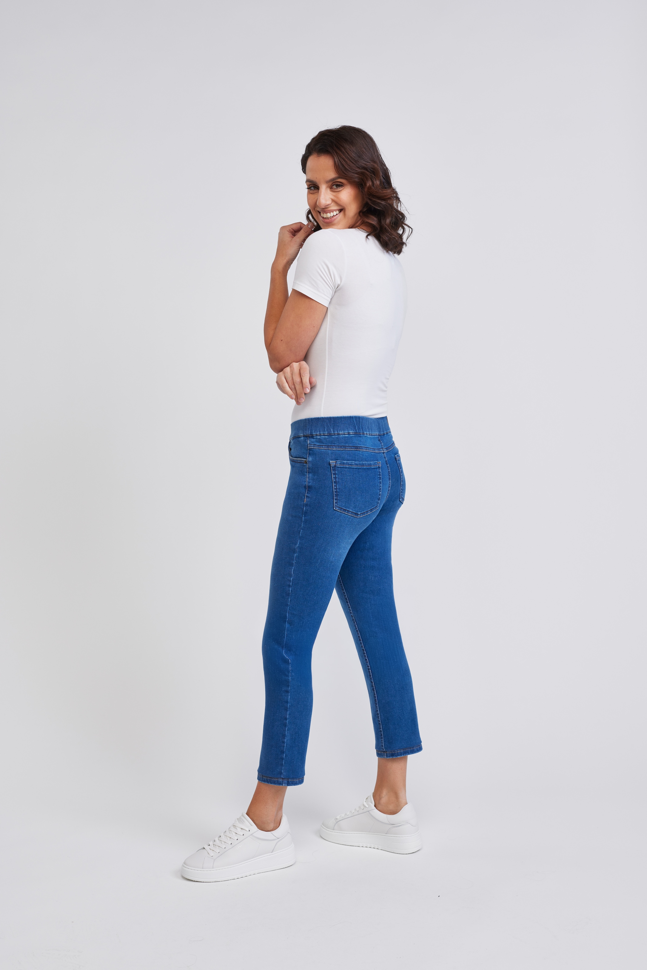 wonderjeans 7/8-Jeans Figurschmeichelnder WonderStretch