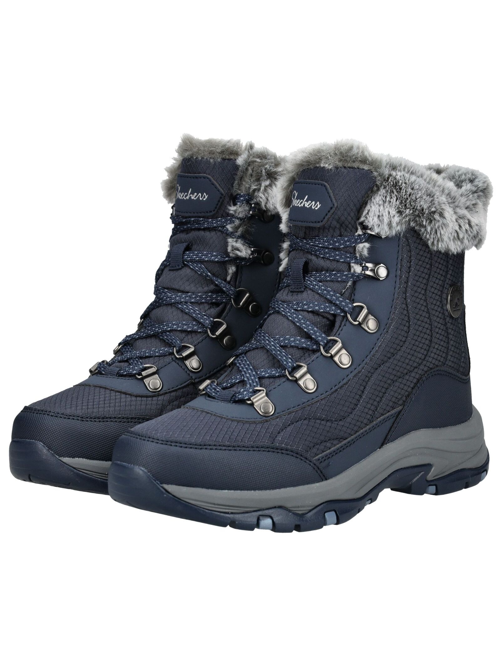 Skechers Schnürstiefelette »Skechers Stiefelette Lederimitat/Textil«