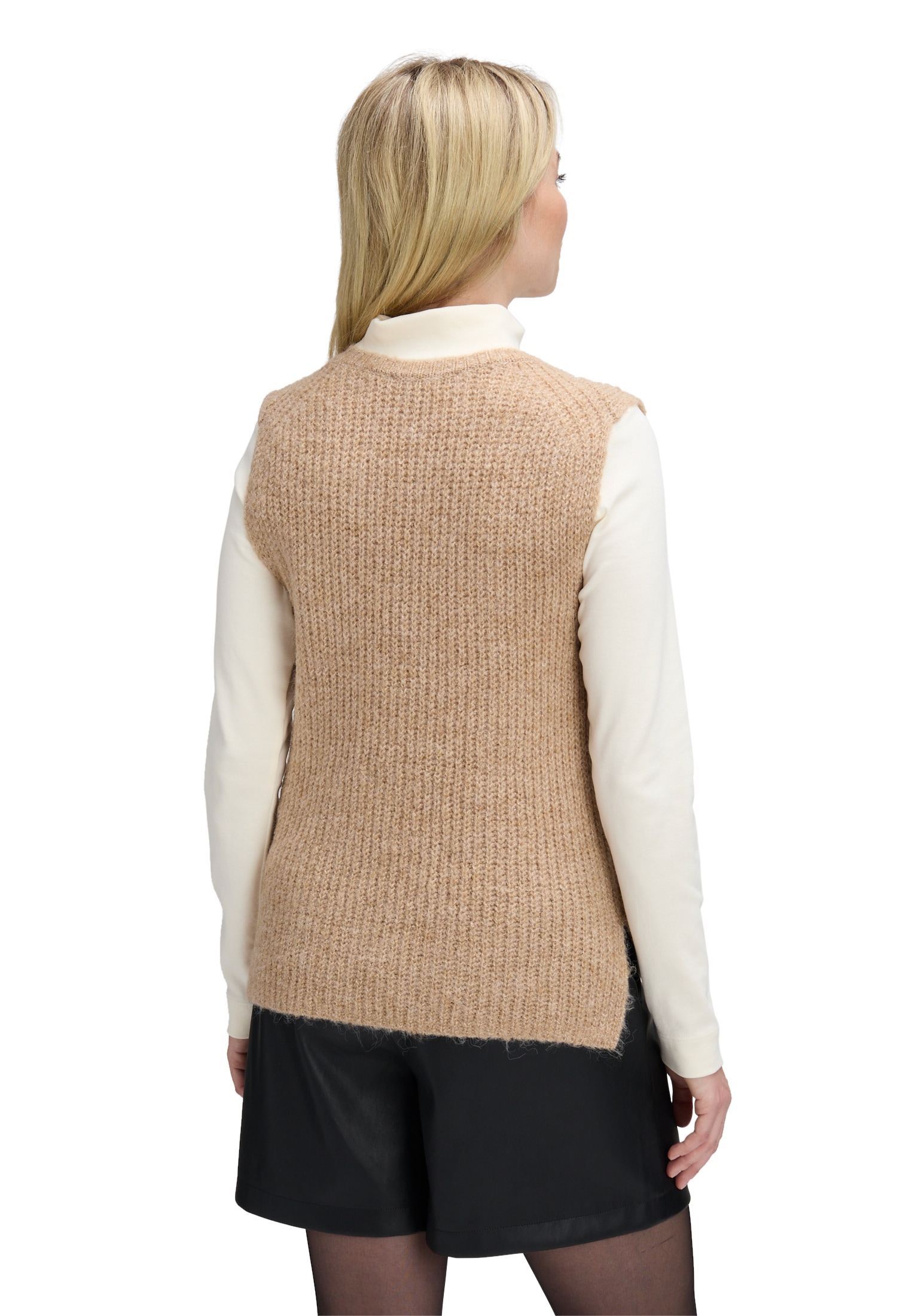 Betty&Co Stricktop »Damen Strickpullover ohne Arm«