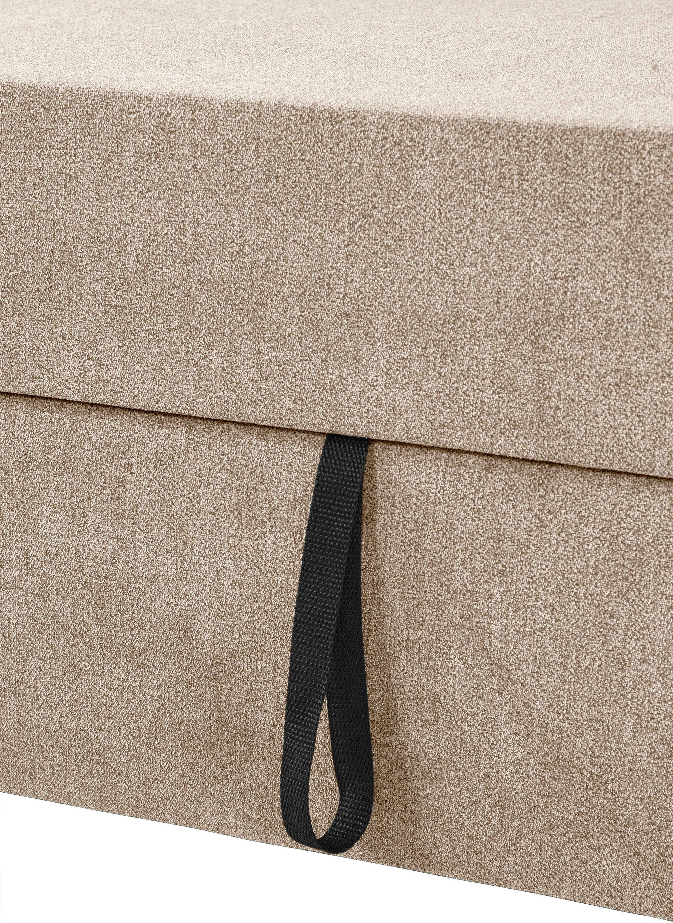 DOMO collection Ecksofa »Sarafina zeitlos und komfortabel, optional mit Federkern, L-Form«, wahlweise mit Bettfunktion