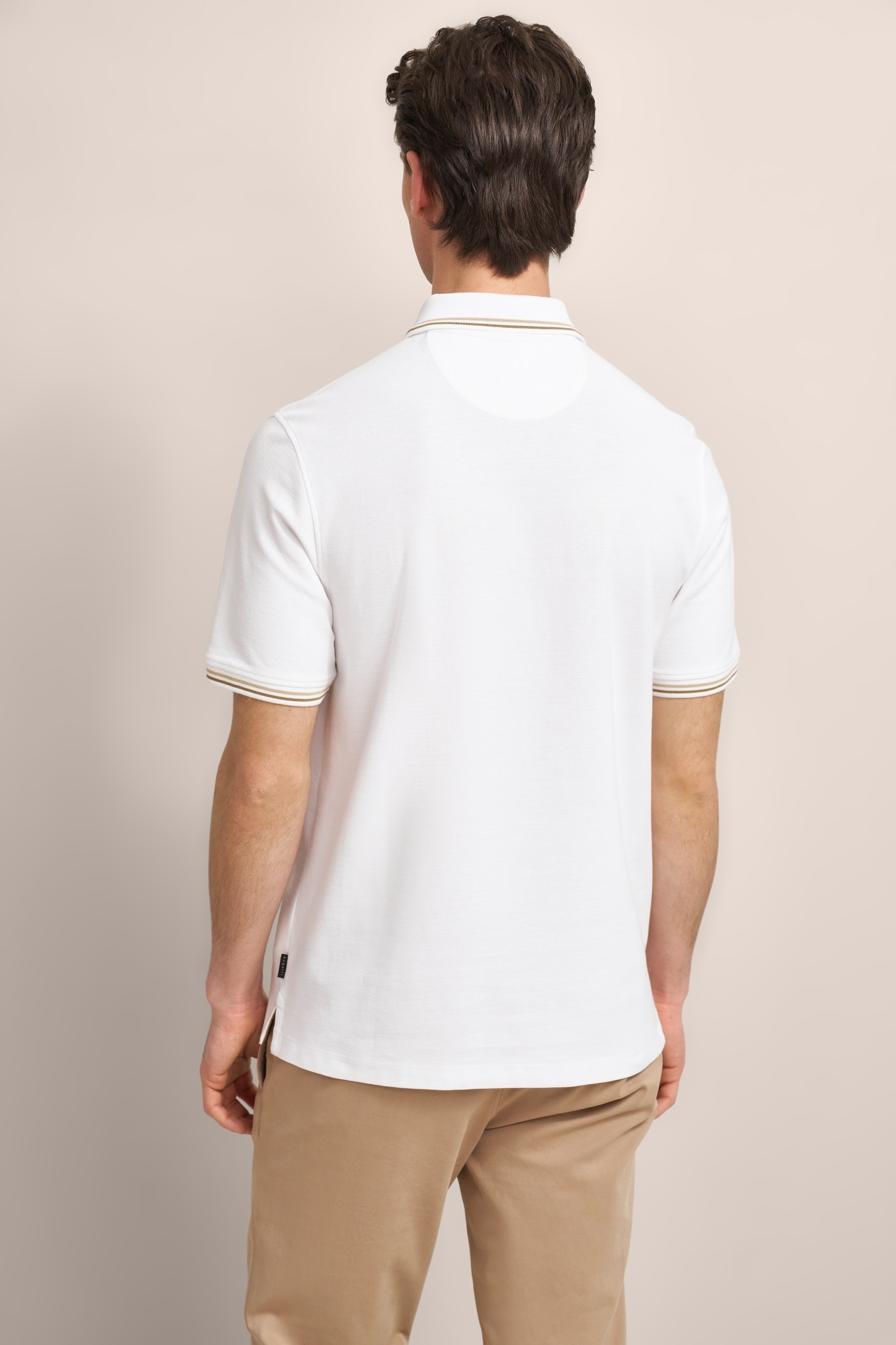 bugatti Poloshirt, mit Kontraststreifen