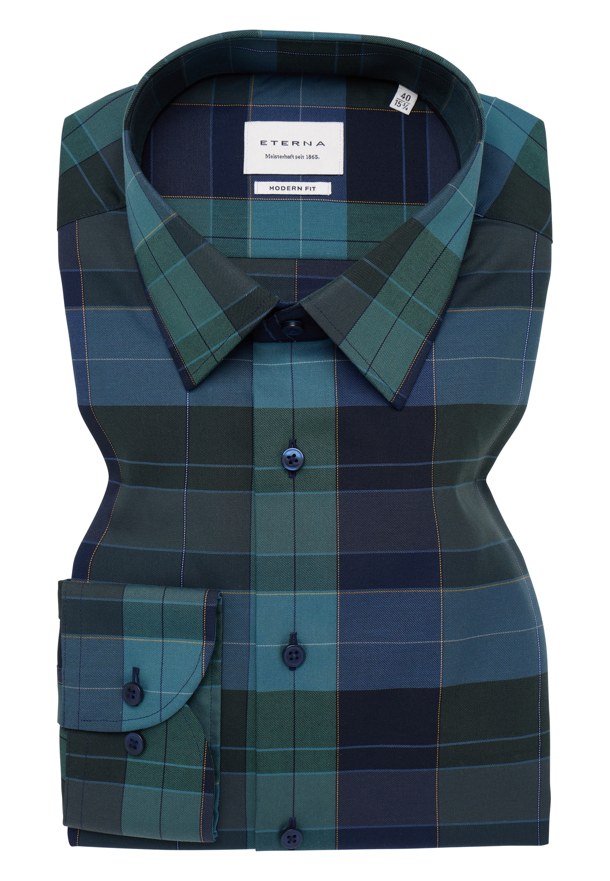 Eterna Langarmhemd »MODERN FIT«, NON IRON (bügelfrei)