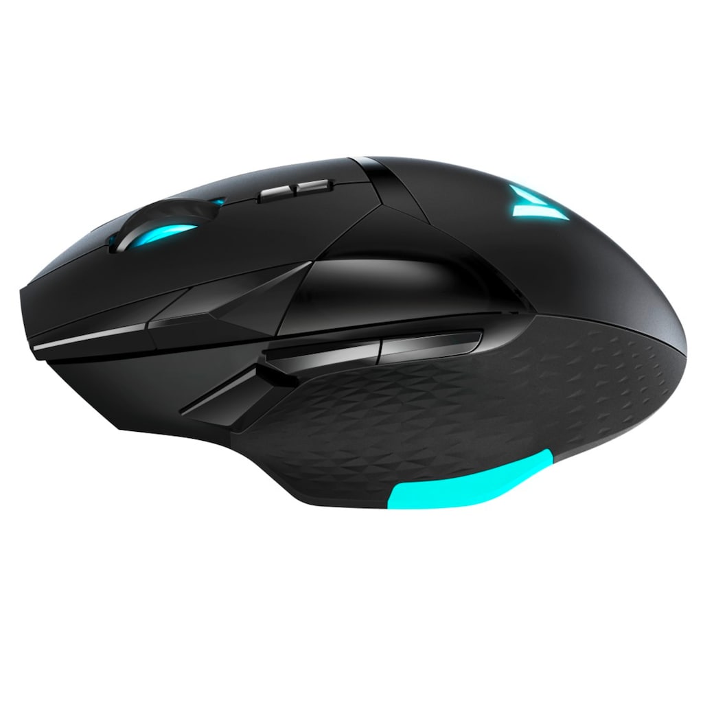 VPRO Gaming by Rapoo Gaming-Maus »VT900 optische Maus, 12.400 DPI, Schwarz«, kabelgebunden, 12400 MHz