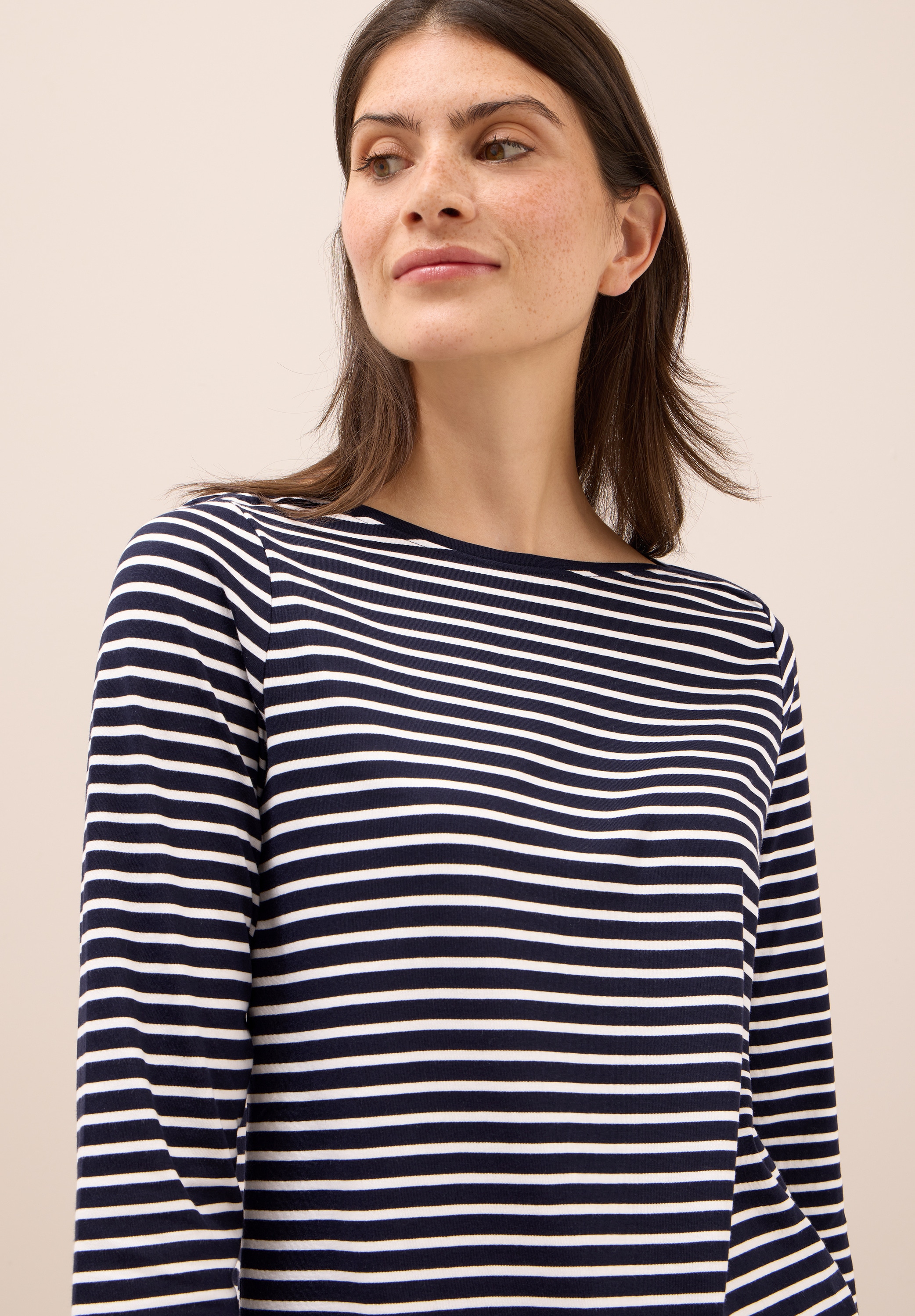 Cecil 3/4-Arm-Shirt, mit Streifen Muster