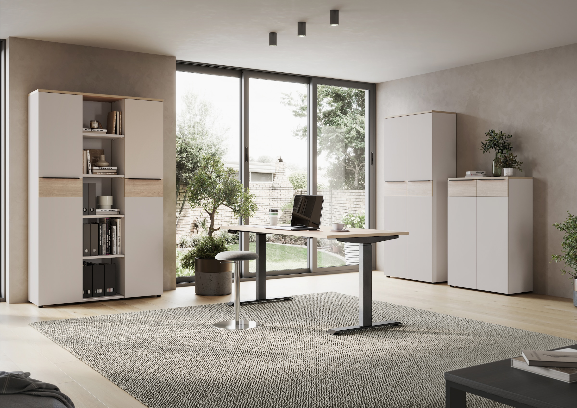 GERMANIA Schreibtisch »GW-Oviedo« 1 Stk. tlg. Bedieneinheit mit Memory-Funktion und USB-Port