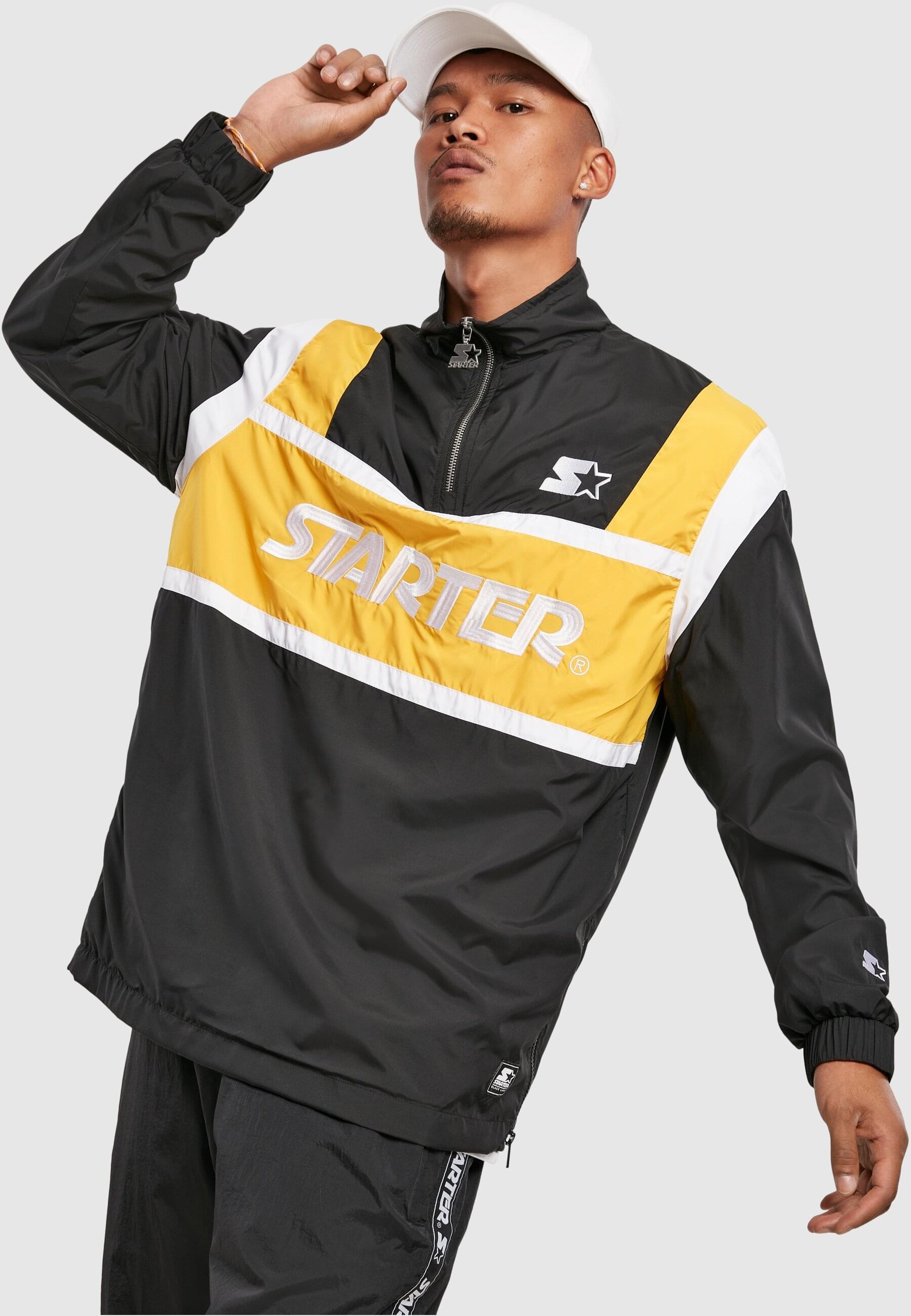 Starter Black Label Allwetterjacke »Starter Black Label Herren Starter Half Zip Retro Jacket«, (1 St.), ohne Kapuze