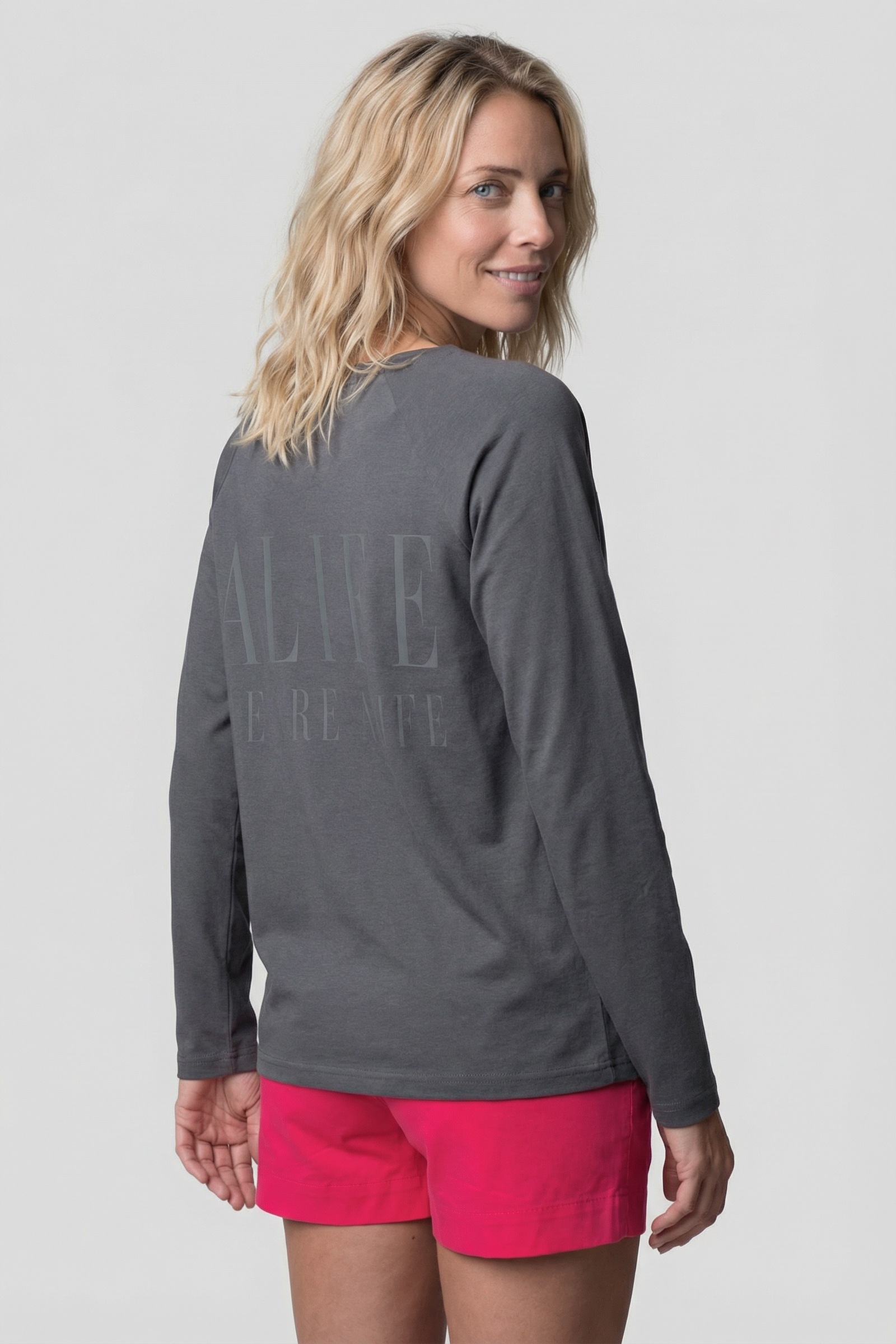 Alife & Kickin GaiaAK P Langarmshirt Iron Gate S 2
