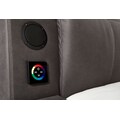 Jockenhöfer Gruppe Boxspringbett, inklusive RGB-LED-Beleuchtung und Soundsystem mit Bluetooth, USB-Ladestation und Touchpanel