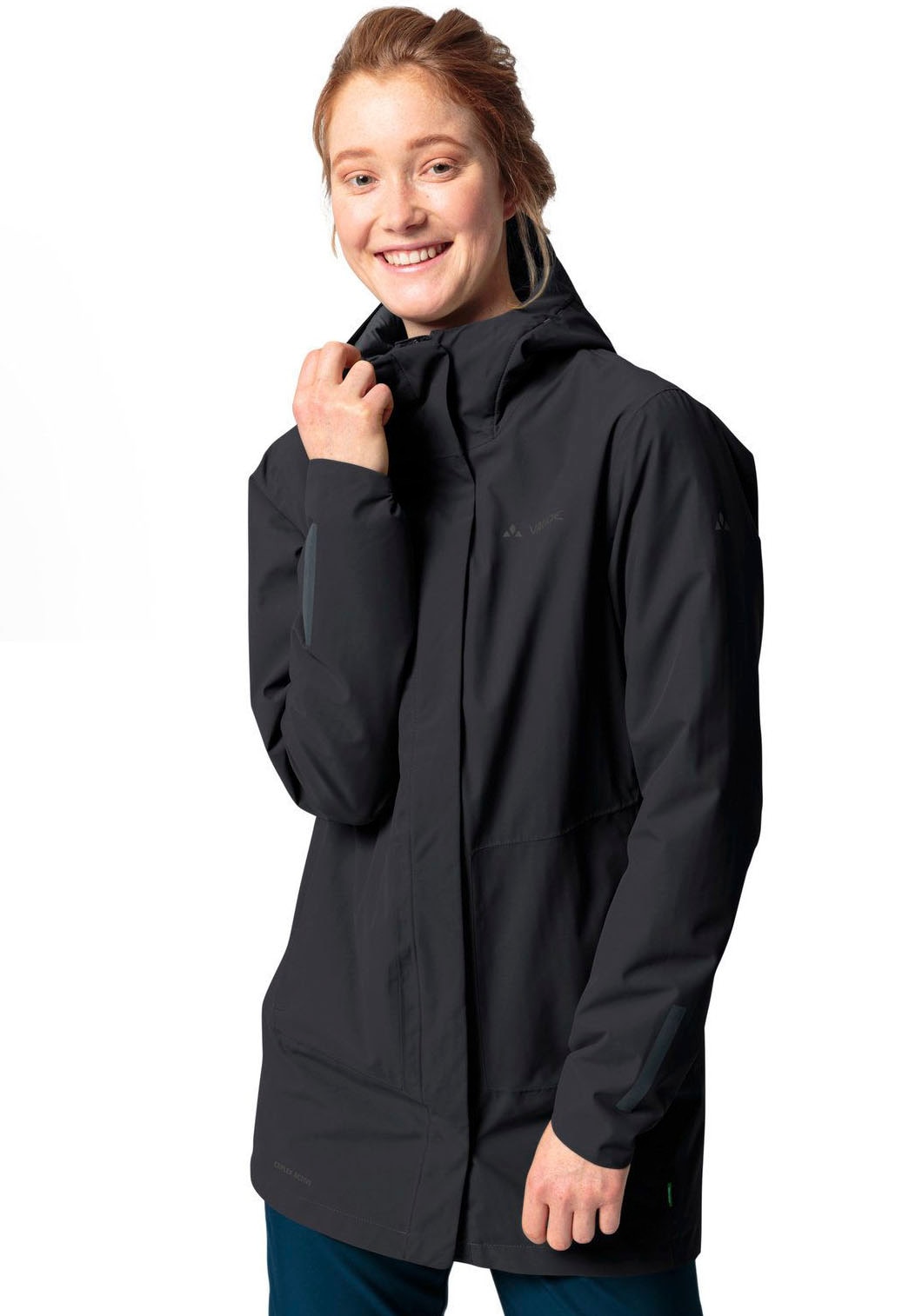 VAUDE "WOMENS CYCLIST PADDED PARKA II" wasserdicht, winddicht, atmungsaktiv, mit reflektierenden Details