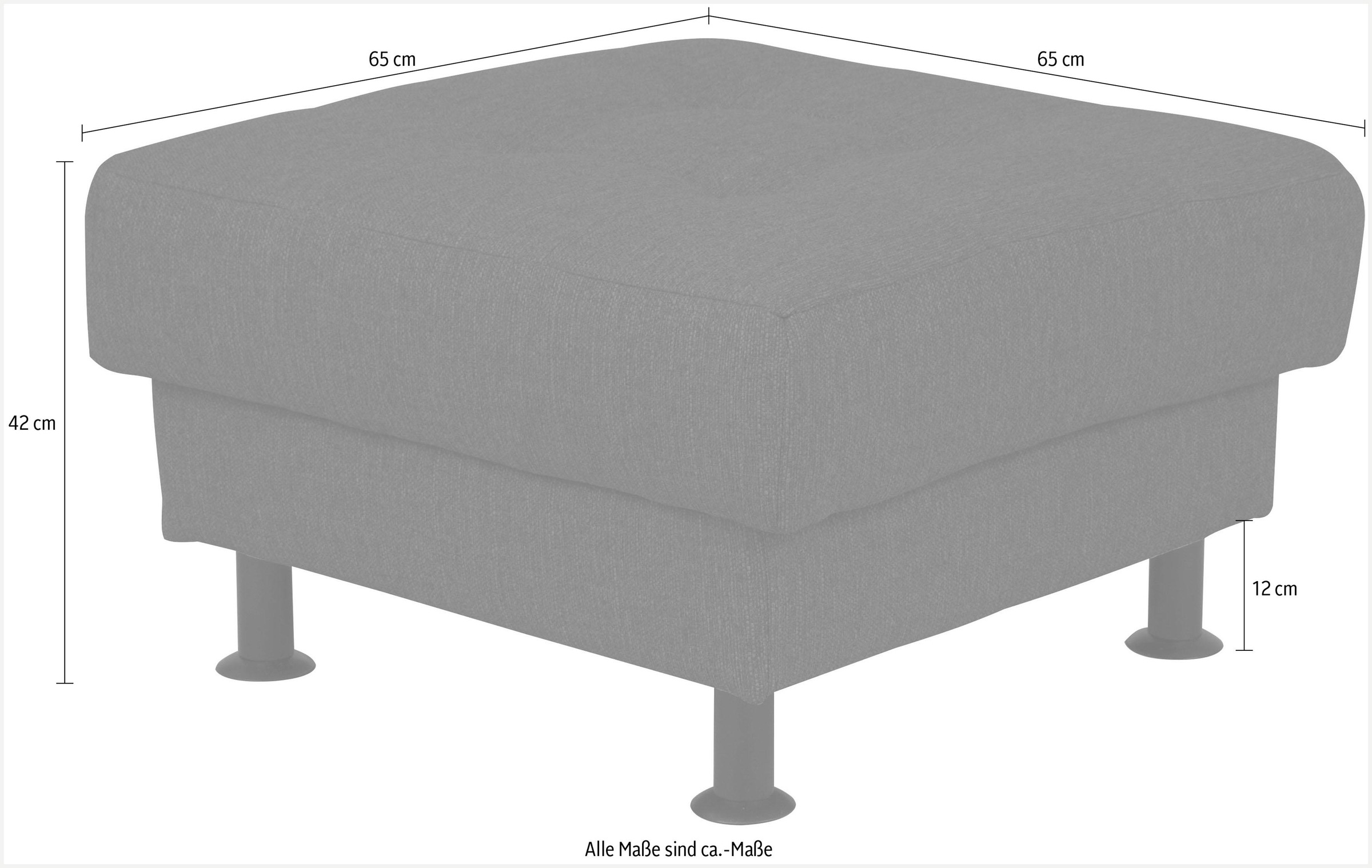 Thumbnail - Home affaire Polsterhocker "Bengo" passend zu "Bengo"-Sofa