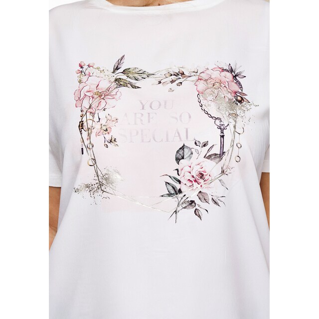 Decay T-Shirt, mit tollem Blumenkranz-Motiv für bestellen | BAUR