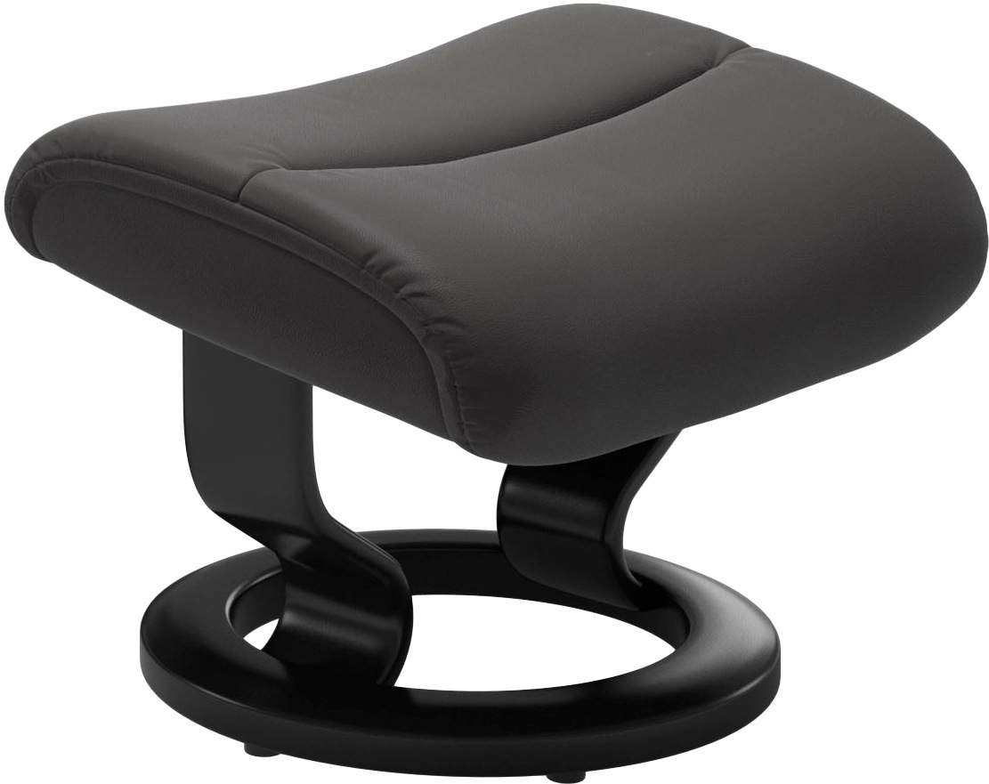 Stressless® Relaxsessel »View«, (Set, Relaxsessel mit Hocker), mit Classic Base, Größe S,Gestell Schwarz