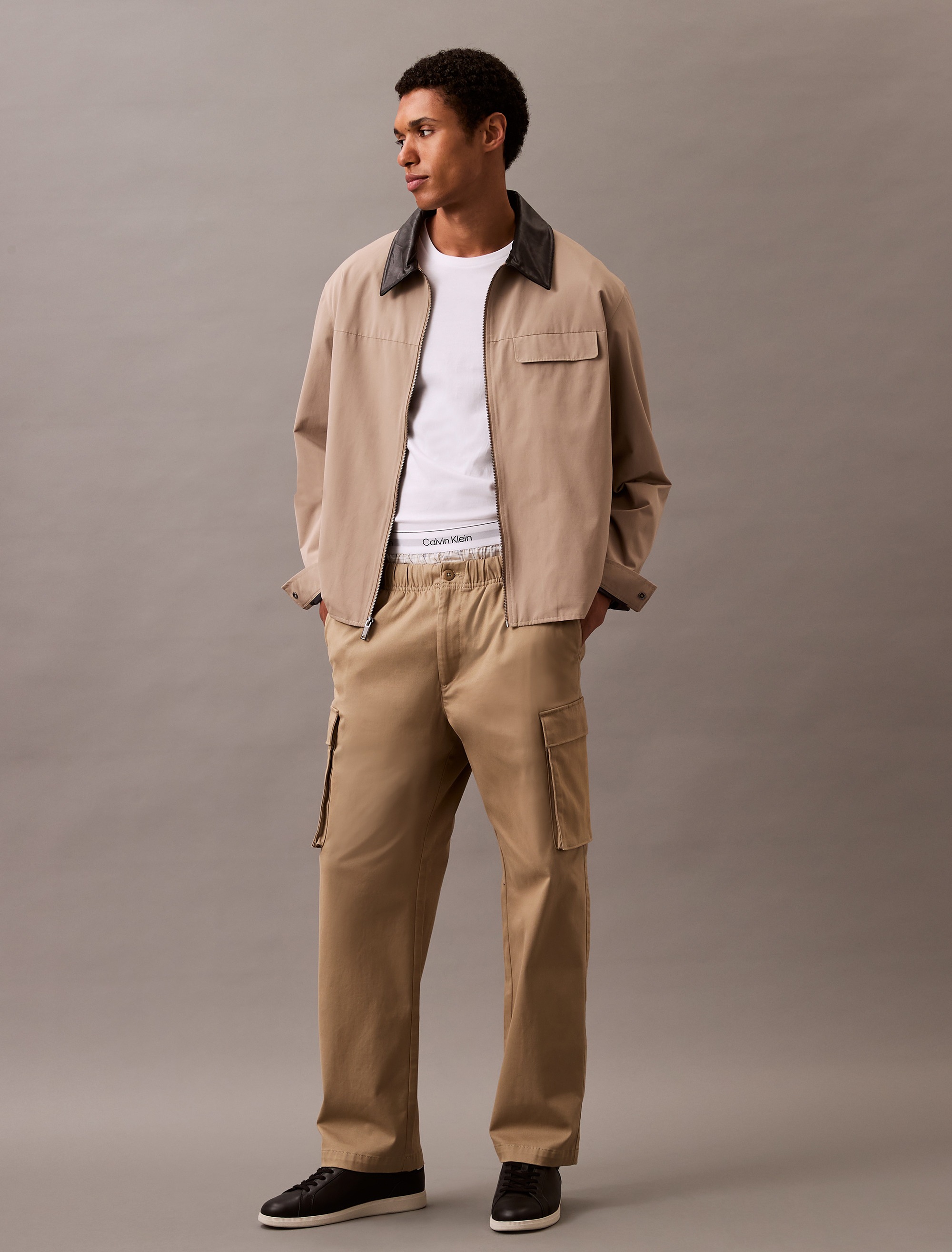 Calvin Klein Jeans Cargohose »CO PULL ON STRAIGHT CARGO PANT«, in Unifarbe