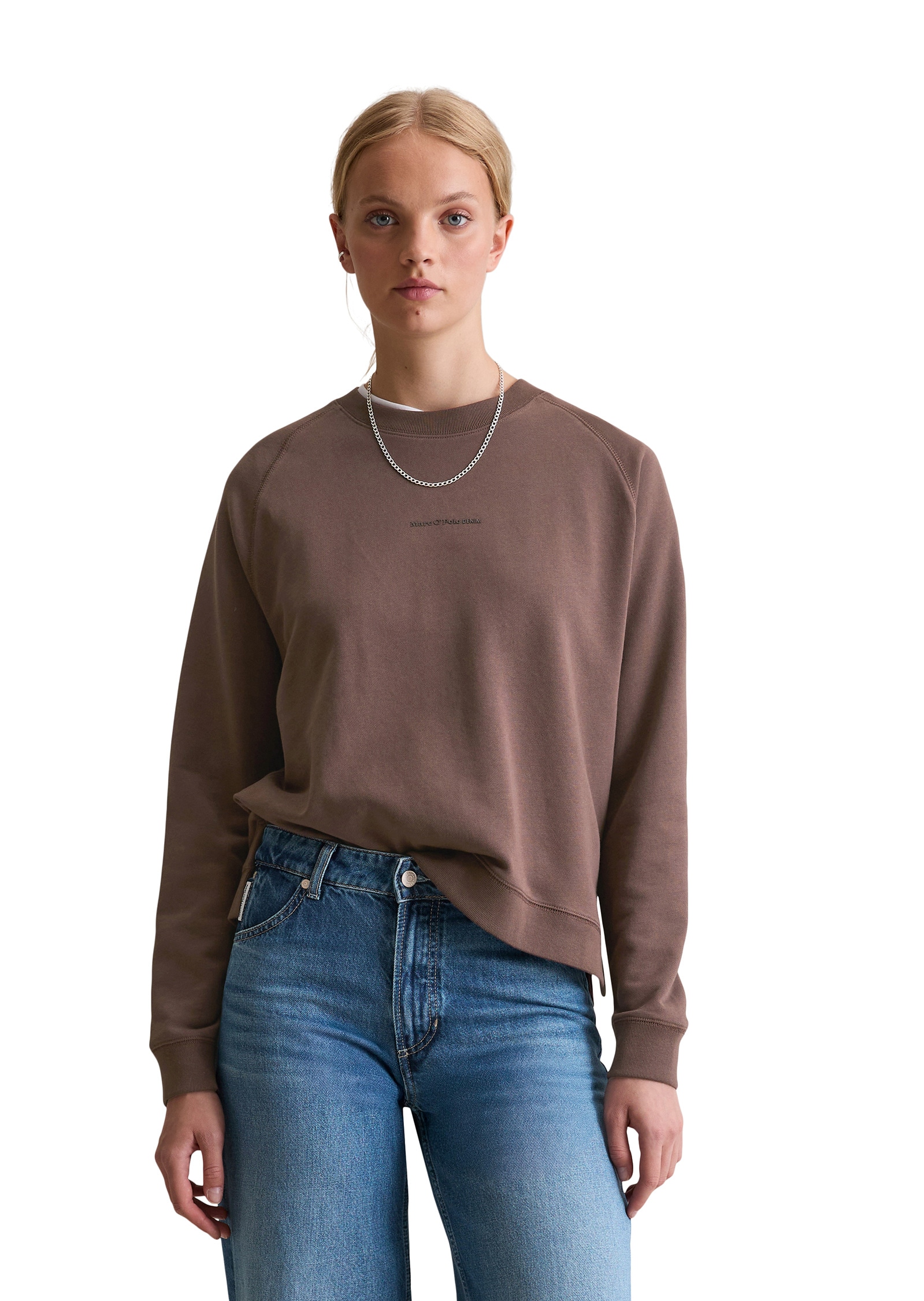 Marc OPolo DENIM Sweatshirt "aus Organic Cotton" günstig online kaufen
