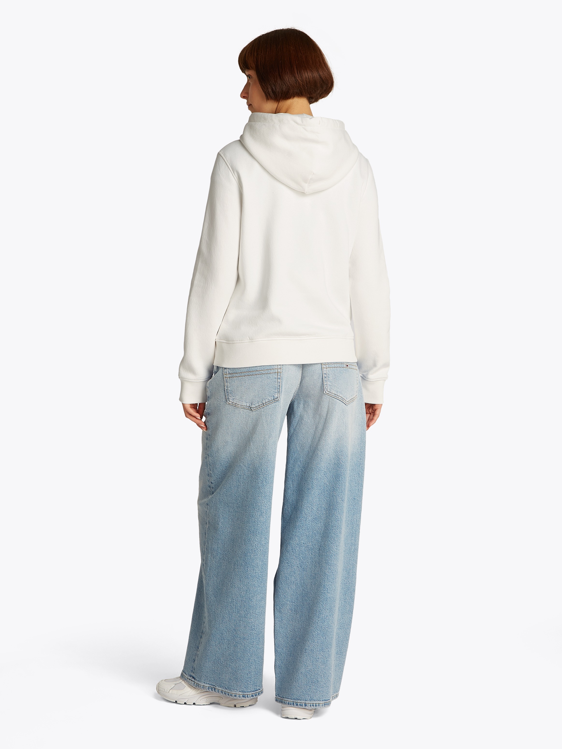 Tommy Jeans Curve Kapuzensweatshirt »TJW REG TONAL LINEAR HOODIE EXT«, in Großen Größen, Kapuze, Logostickerei