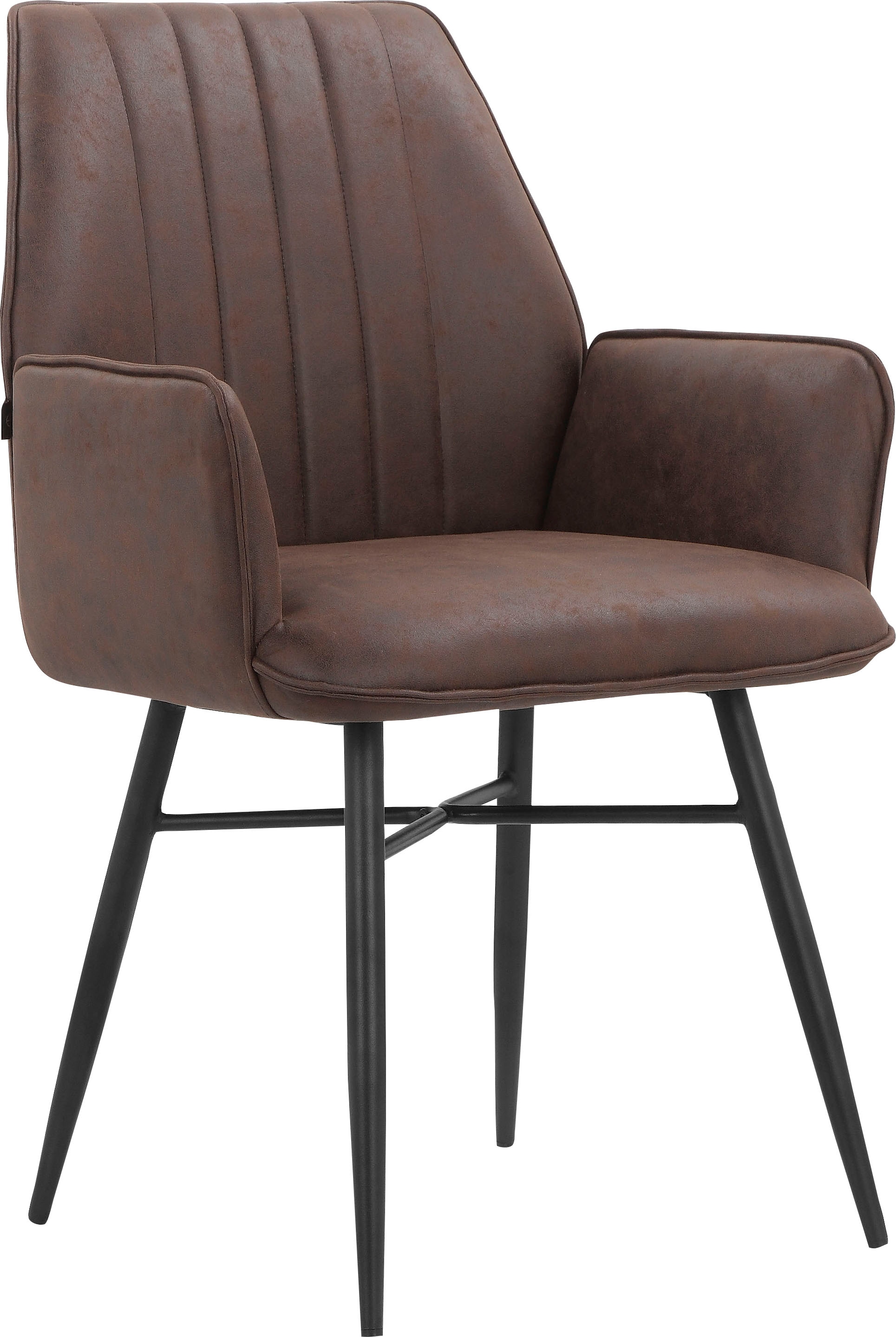 Leonique Esszimmerstuhl "Hrodwyn" () 2 Stk.Sitz gepolstert, mit horizontale günstig online kaufen